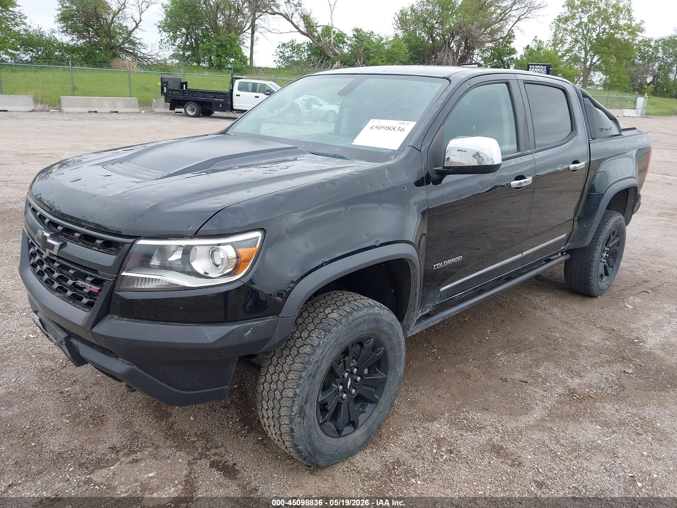 2018 Chevrolet Colorado Zr2 Black vin: 1GCGTEEN4J1247928