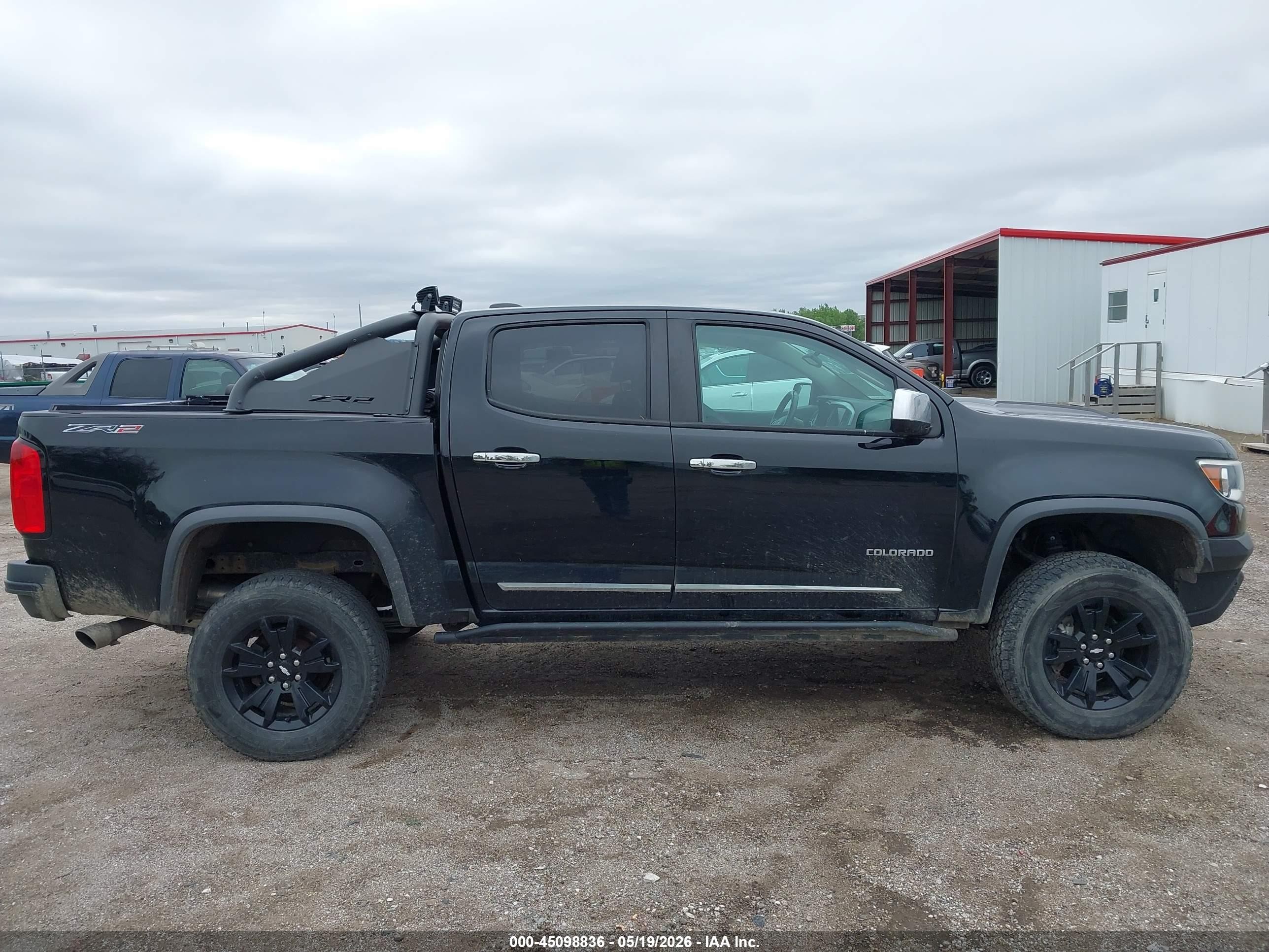 2018 Chevrolet Colorado Zr2 Black vin: 1GCGTEEN4J1247928