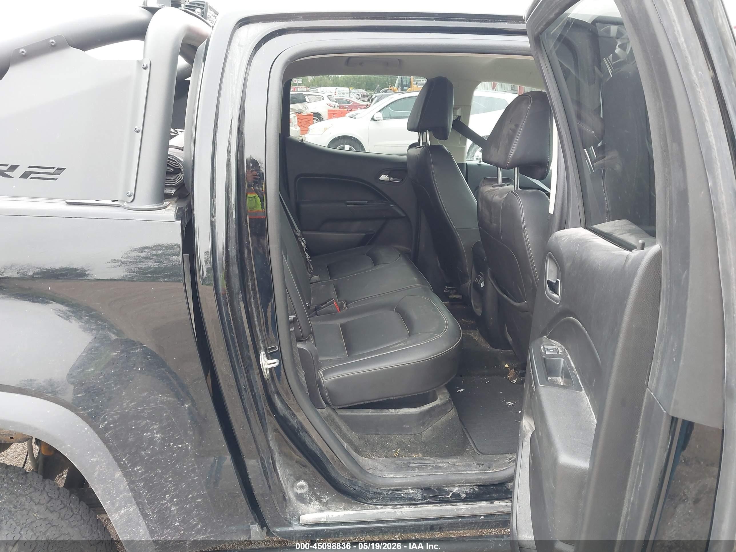 2018 Chevrolet Colorado Zr2 Black vin: 1GCGTEEN4J1247928