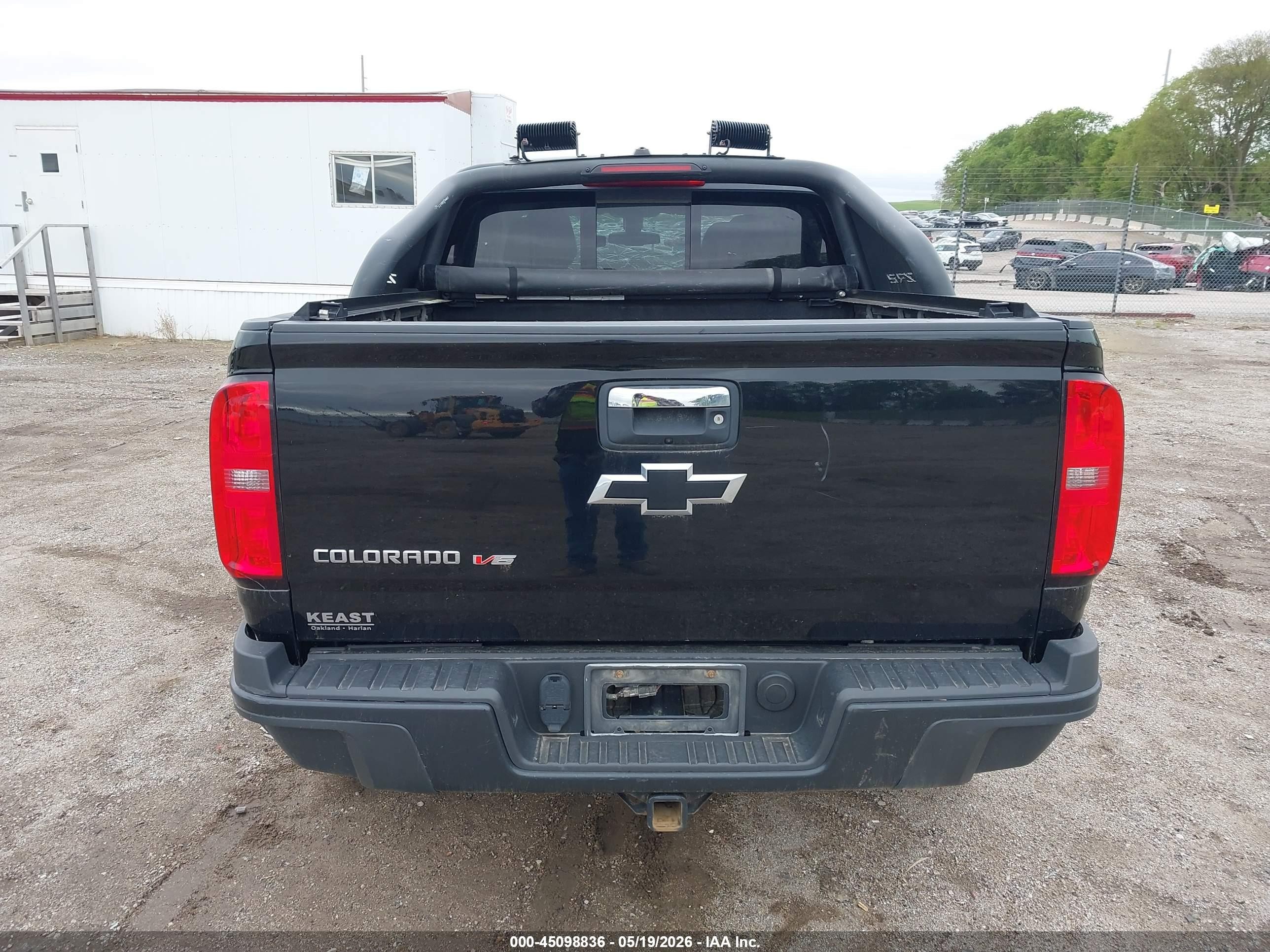 2018 Chevrolet Colorado Zr2 Black vin: 1GCGTEEN4J1247928