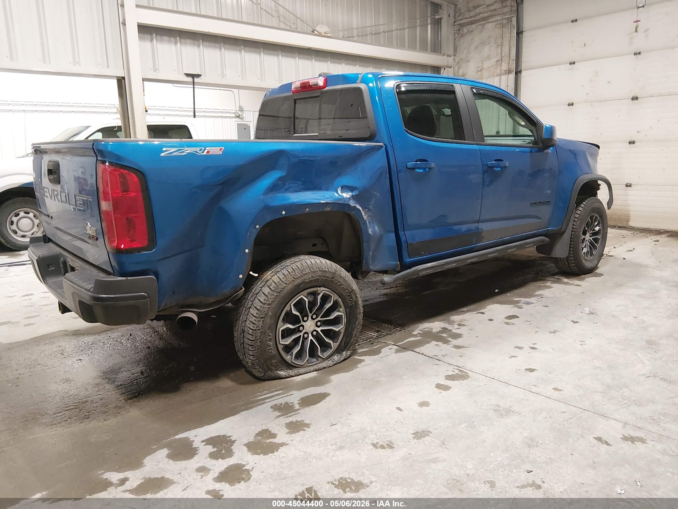 2022 Chevrolet Colorado 4wd  Short Box Zr2 Синий vin: 1GCGTEEN7N1103456