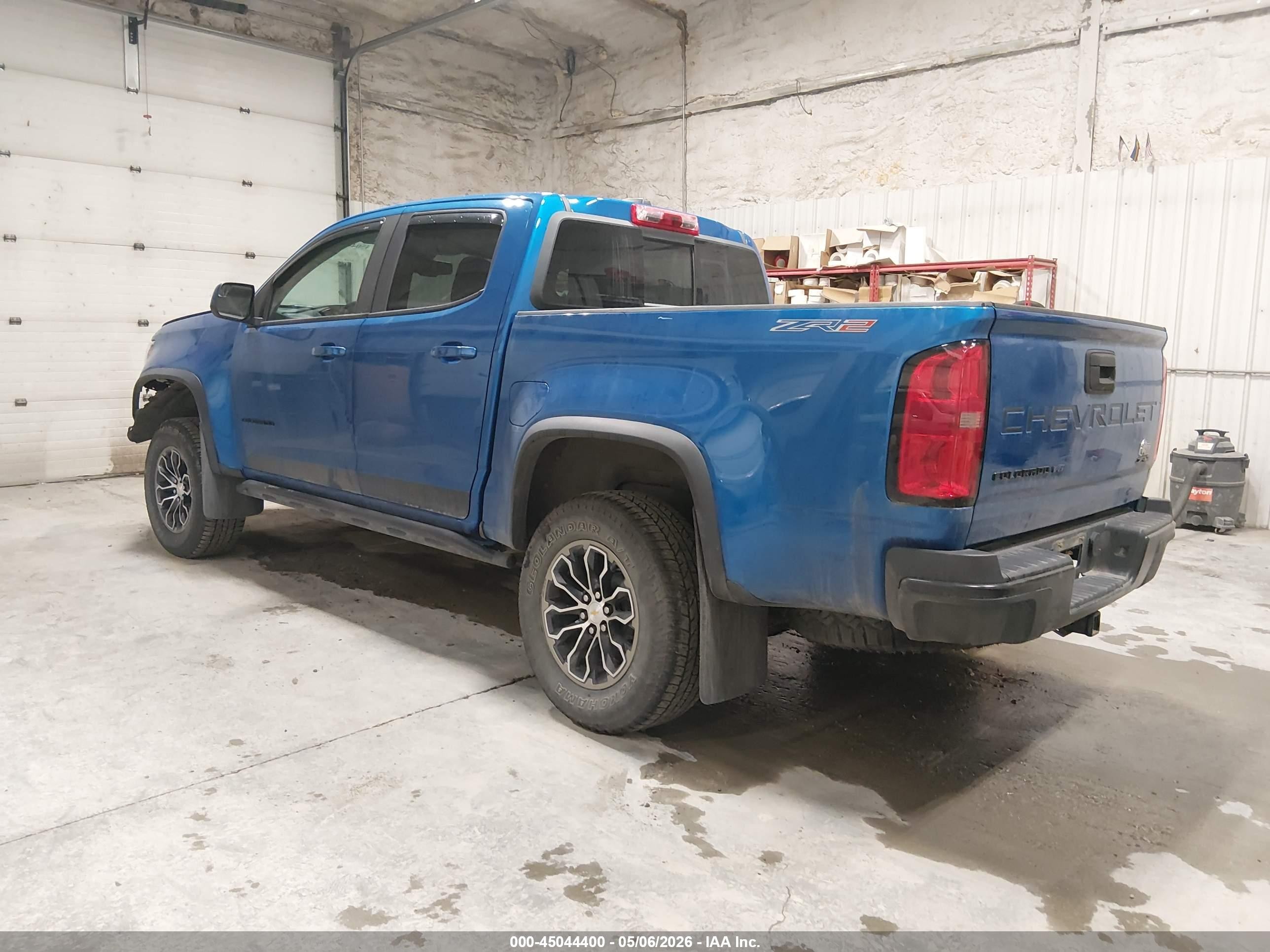 2022 Chevrolet Colorado 4wd  Short Box Zr2 Синий vin: 1GCGTEEN7N1103456