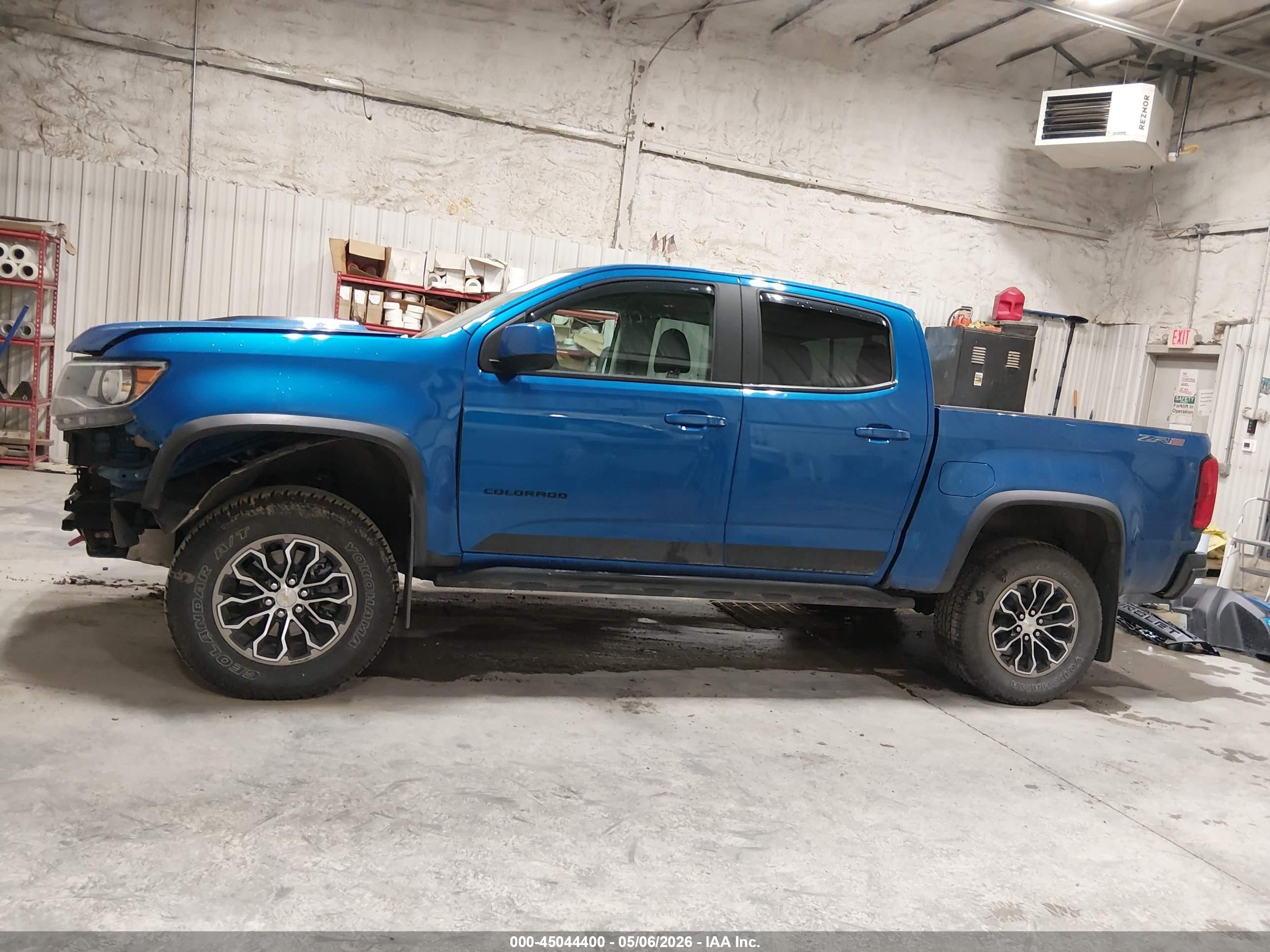 2022 Chevrolet Colorado 4wd  Short Box Zr2 Синий vin: 1GCGTEEN7N1103456