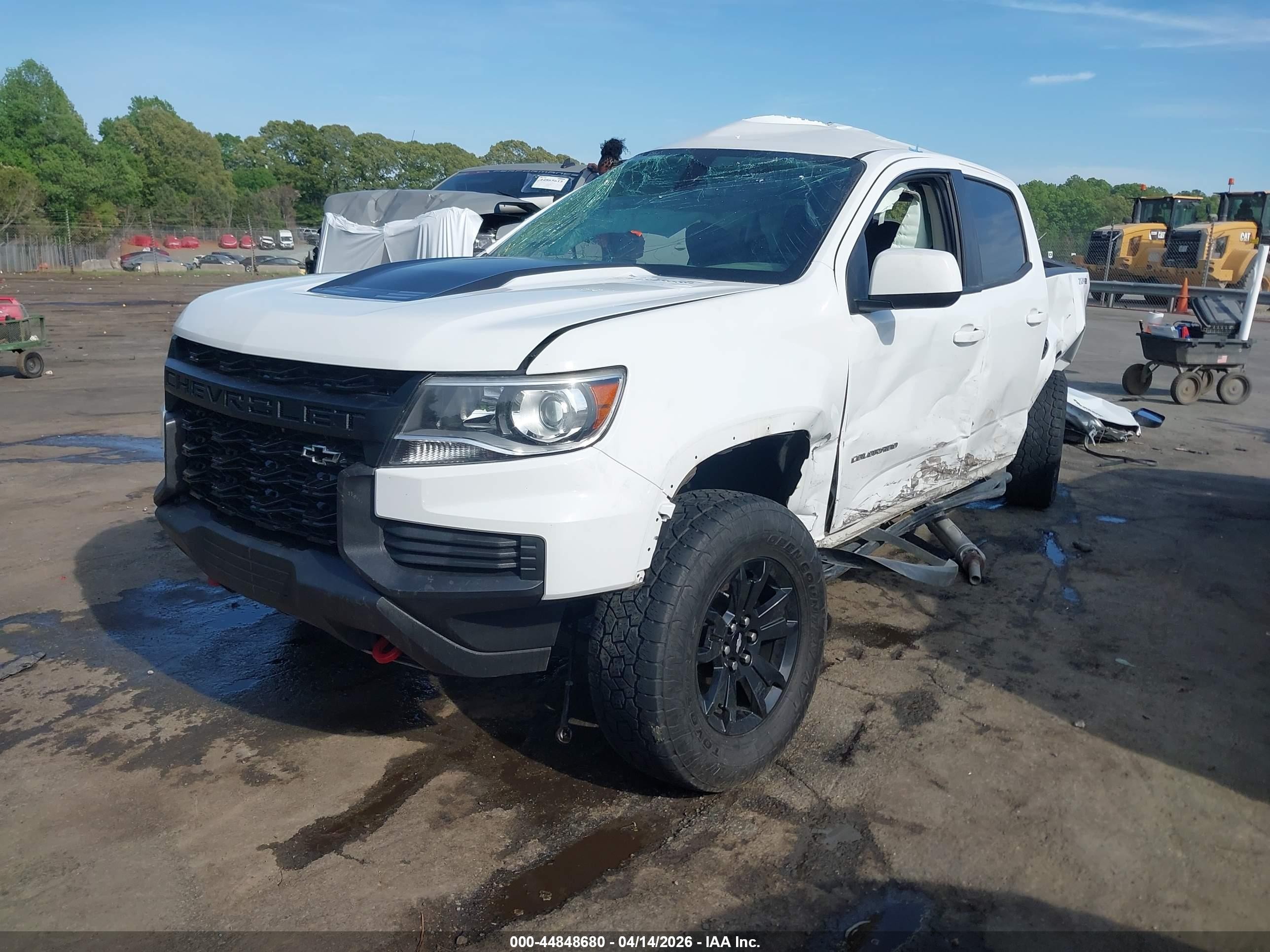 2021 Chevrolet Colorado 4wd  Short Box Zr2 Белый vin: 1GCGTEEN8M1145178