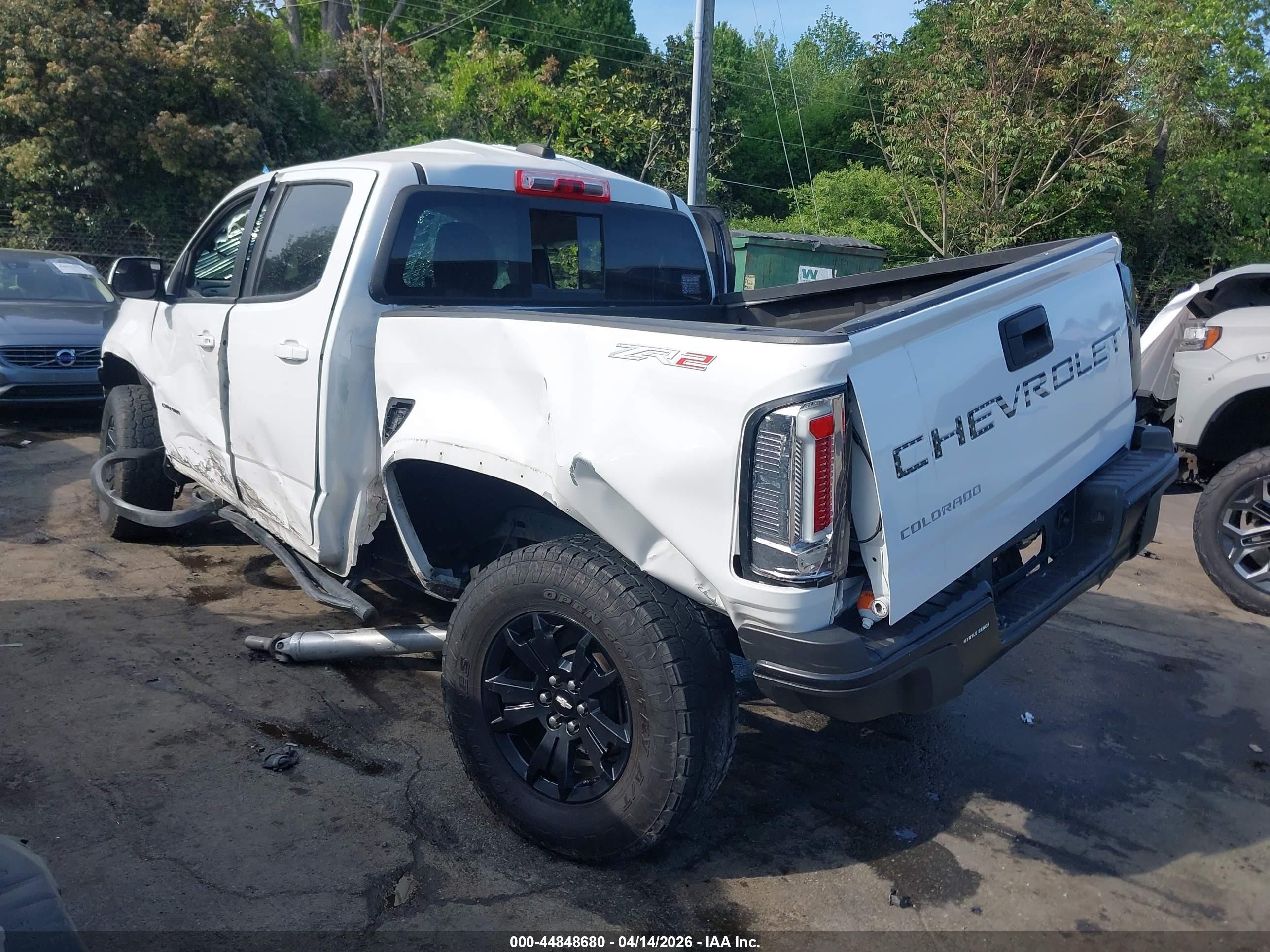 2021 Chevrolet Colorado 4wd  Short Box Zr2 Белый vin: 1GCGTEEN8M1145178