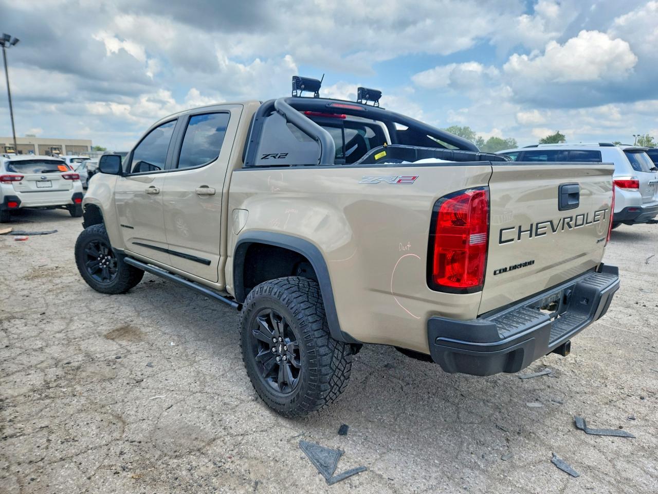 2021 Chevrolet Colorado Zr2 Золотой vin: 1GCGTEEN8M1254174