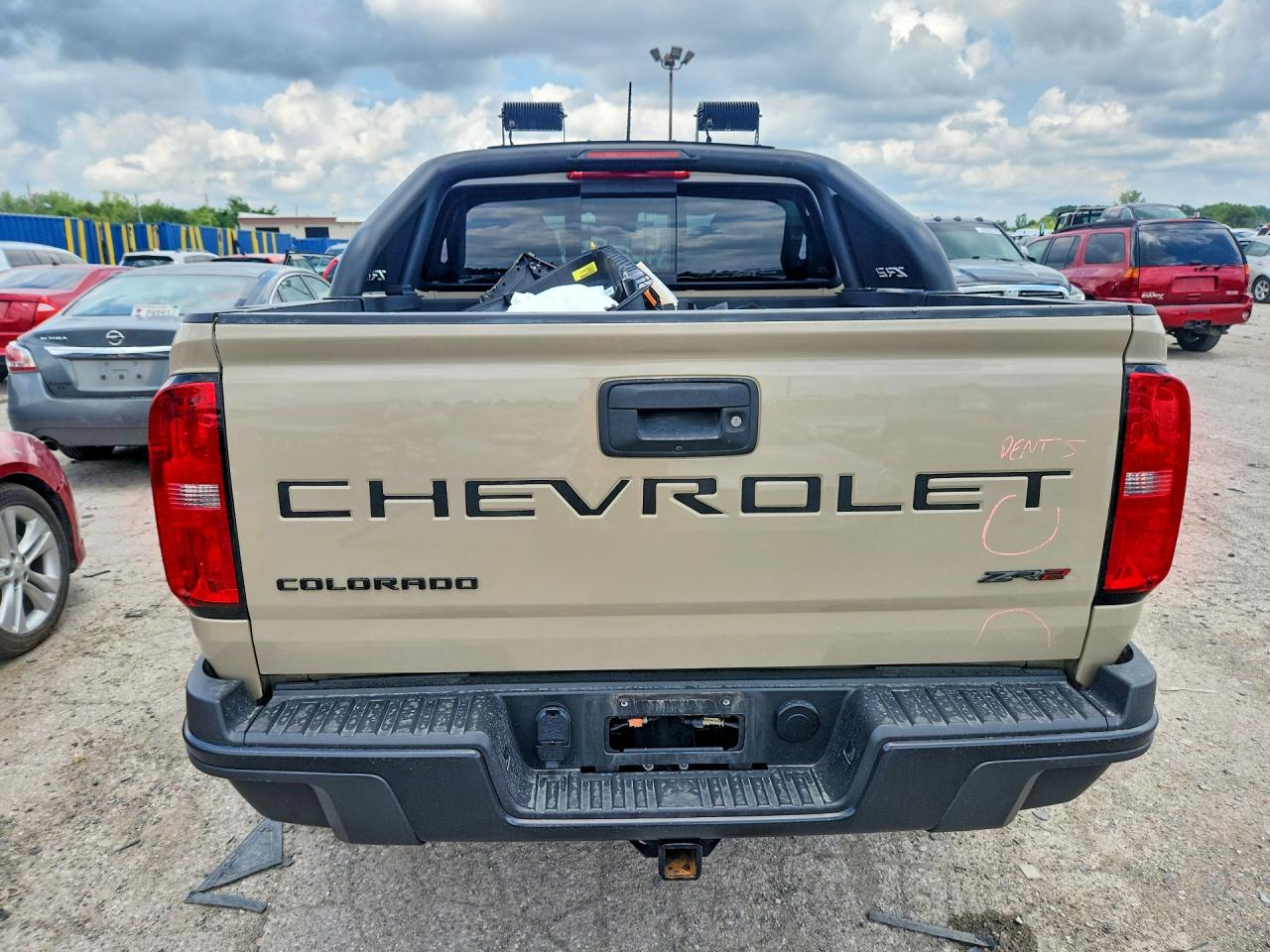 2021 Chevrolet Colorado Zr2 Золотой vin: 1GCGTEEN8M1254174