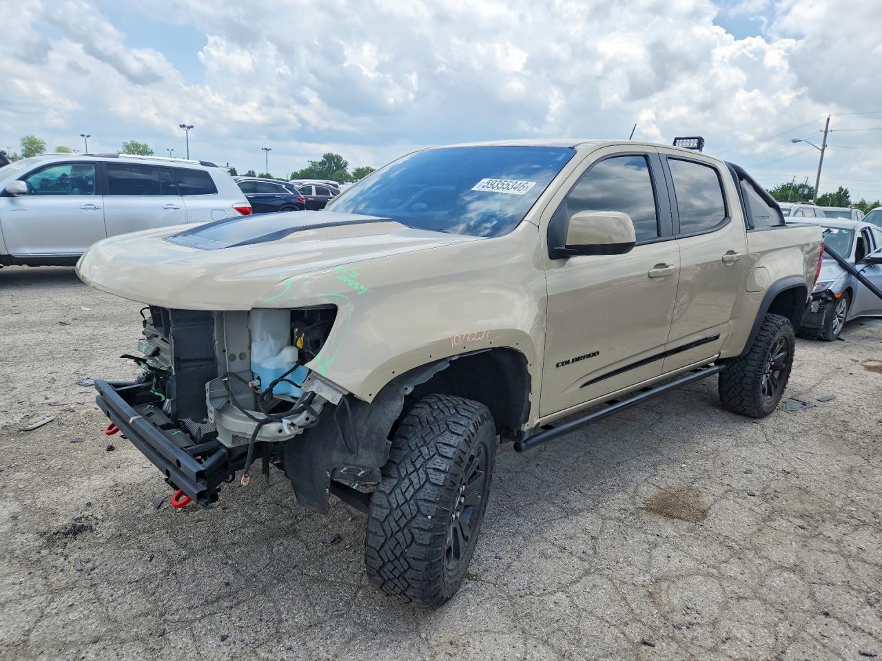 2021 Chevrolet Colorado Zr2 Gold vin: 1GCGTEEN8M1254174