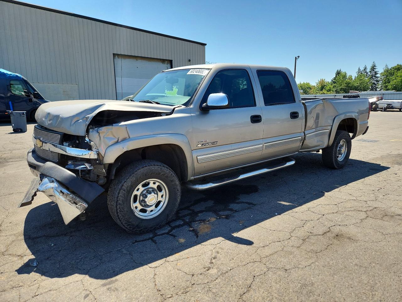 2002 Chevrolet Silverado C2500 Heavy Duty Tan vin: 1GCHC23182F215670