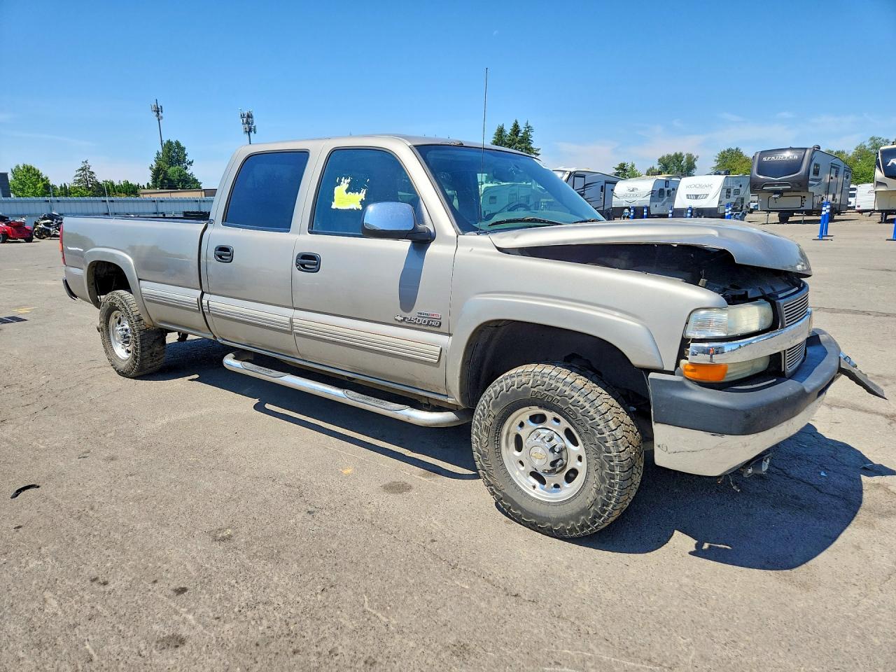 2002 Chevrolet Silverado C2500 Heavy Duty Tan vin: 1GCHC23182F215670