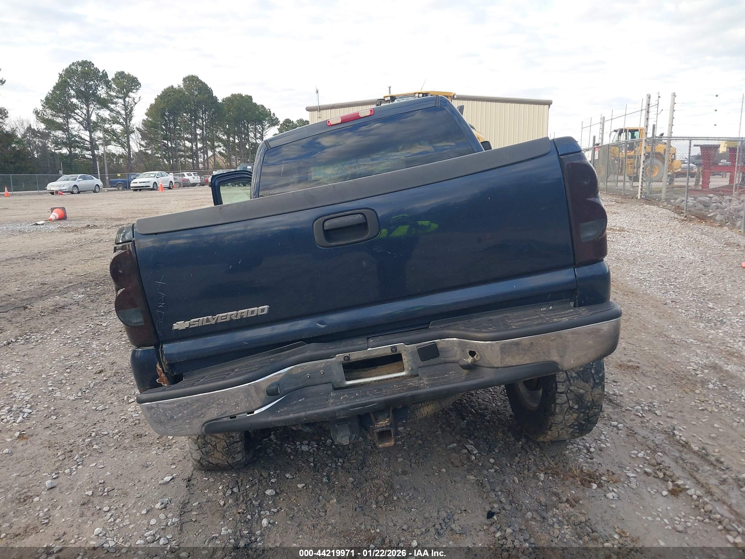 2006 Chevrolet Silverado 2500hd Lt3 Blue vin: 1GCHC23226F133416