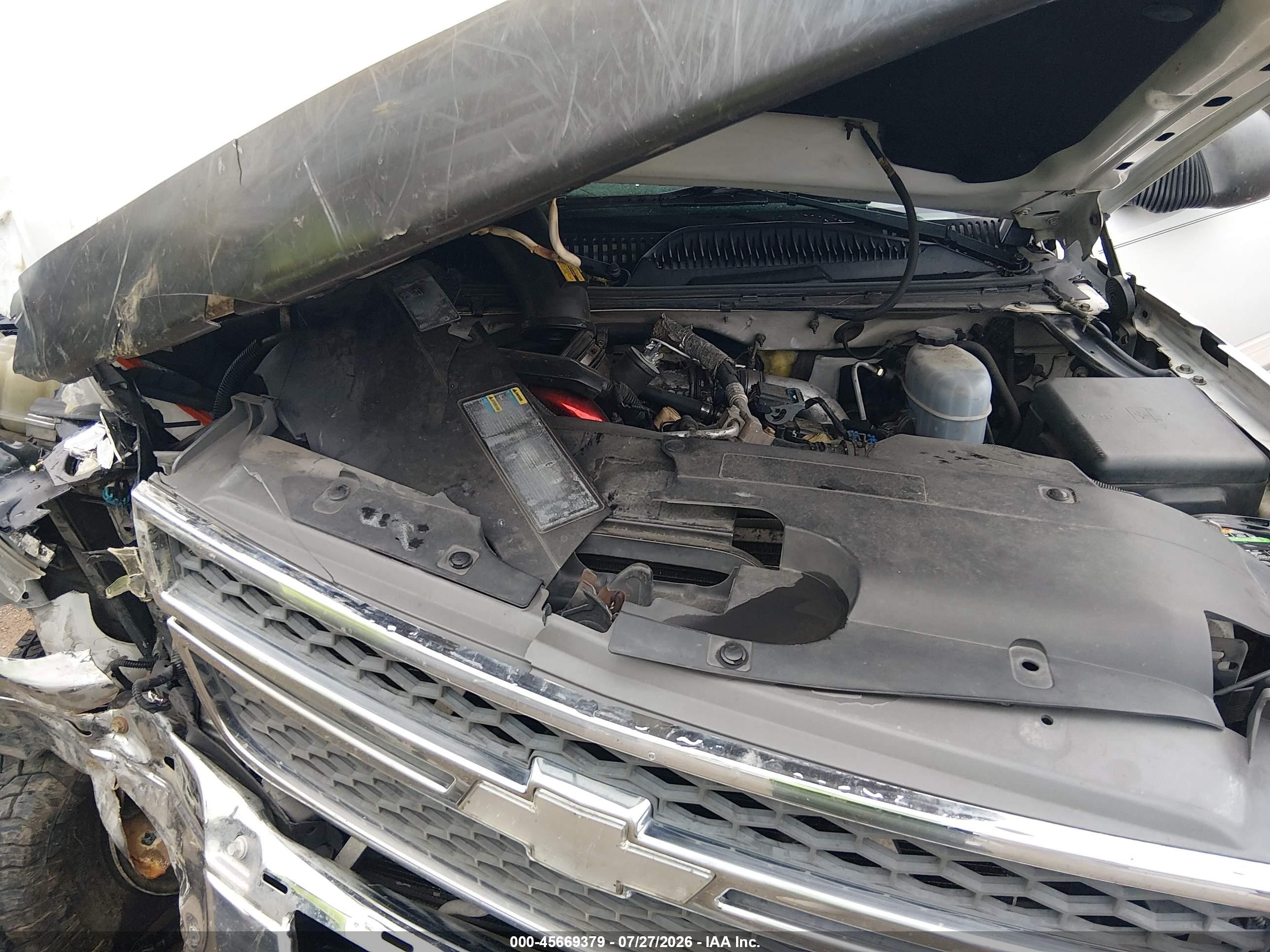 2005 Chevrolet Silverado 2500hd Ls White vin: 1GCHC23295F856520
