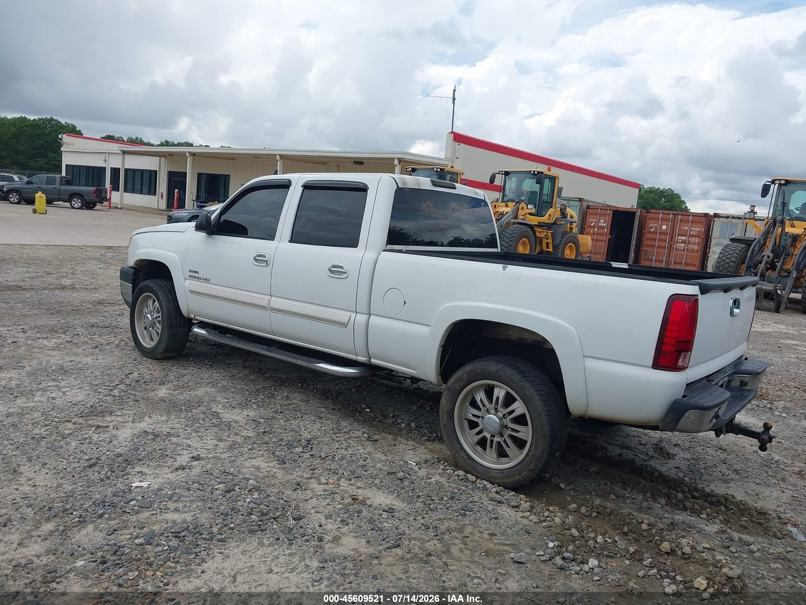 2007 Chevrolet Silverado 2500hd Classic Lt3 White vin: 1GCHC23D07F146135