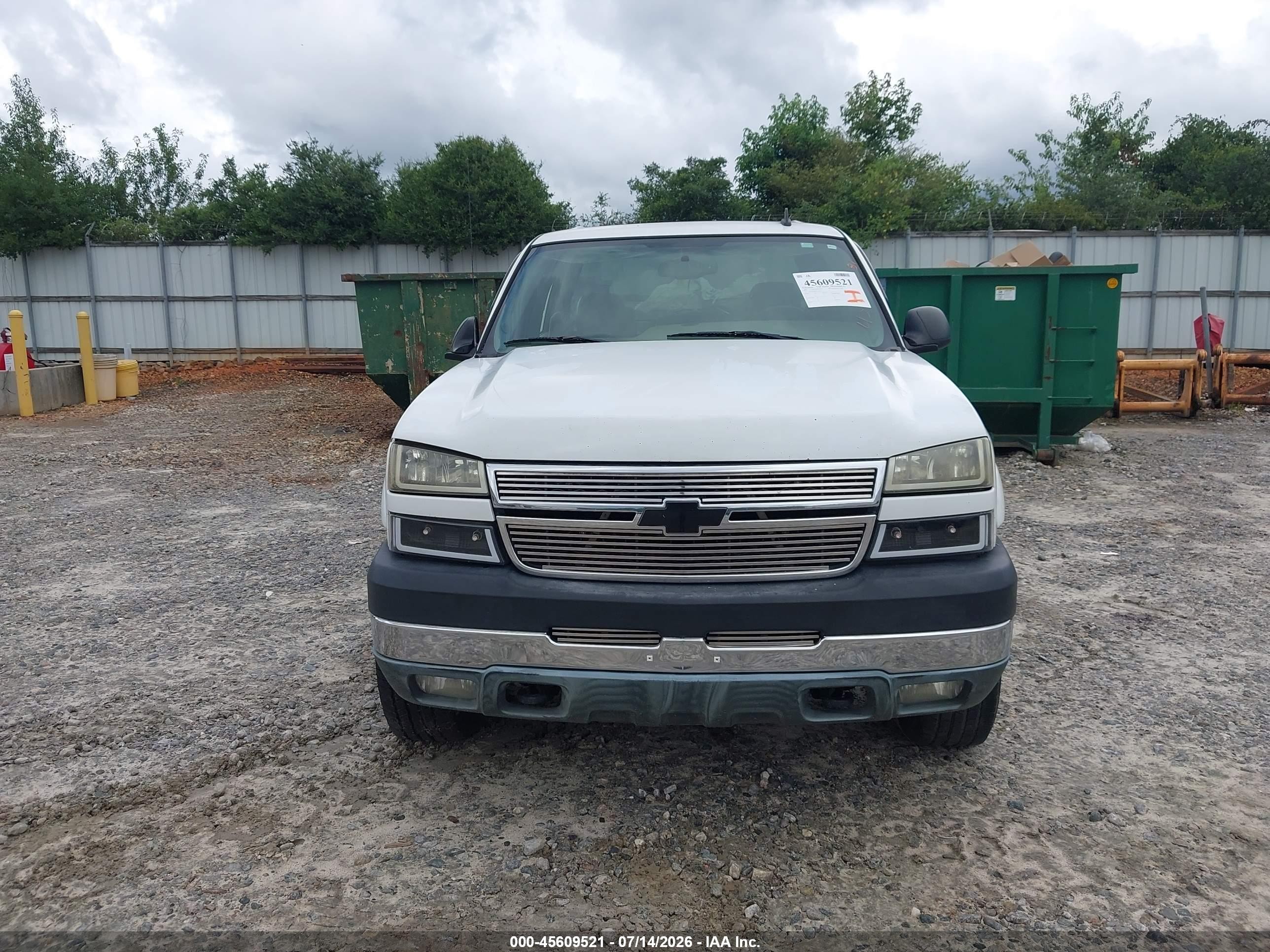 2007 Chevrolet Silverado 2500hd Classic Lt3 White vin: 1GCHC23D07F146135