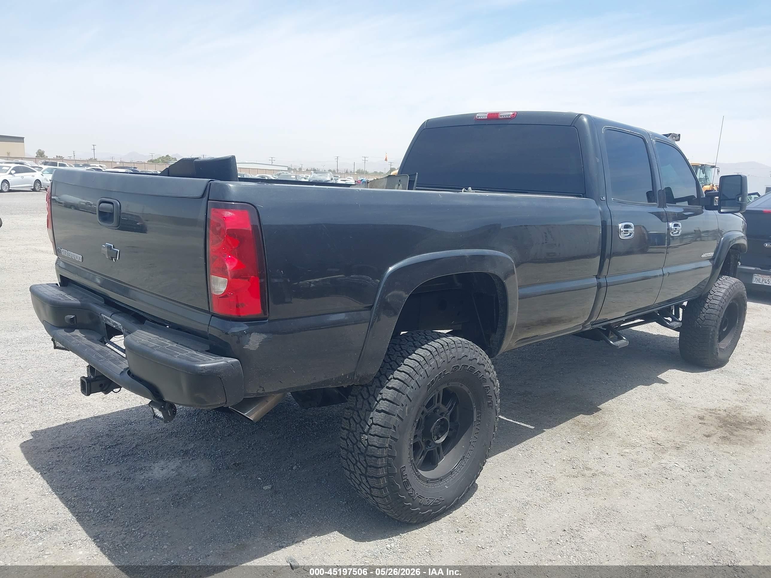 2003 Chevrolet Silverado 2500hd Ls Black vin: 1GCHC23G53F256229