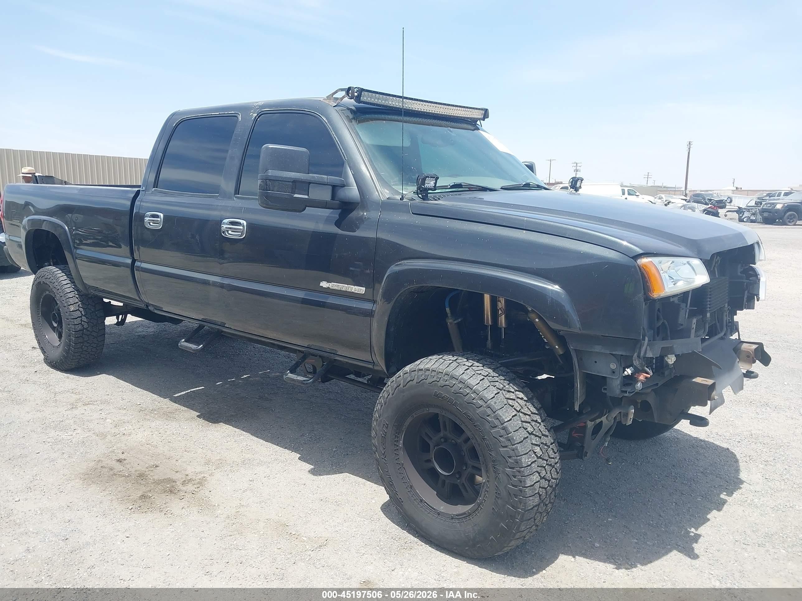 2003 Chevrolet Silverado 2500hd Ls Black vin: 1GCHC23G53F256229