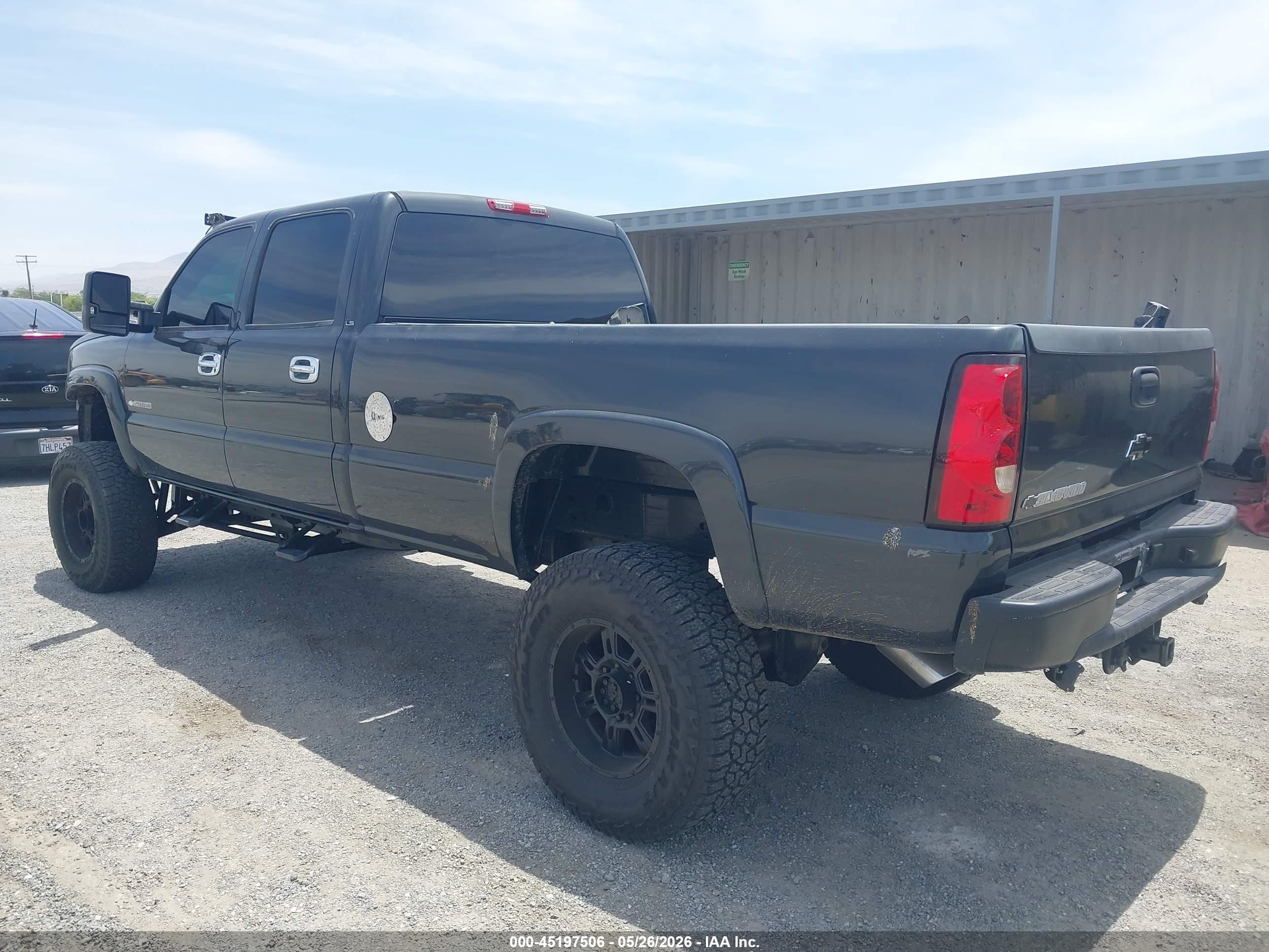 2003 Chevrolet Silverado 2500hd Ls Black vin: 1GCHC23G53F256229
