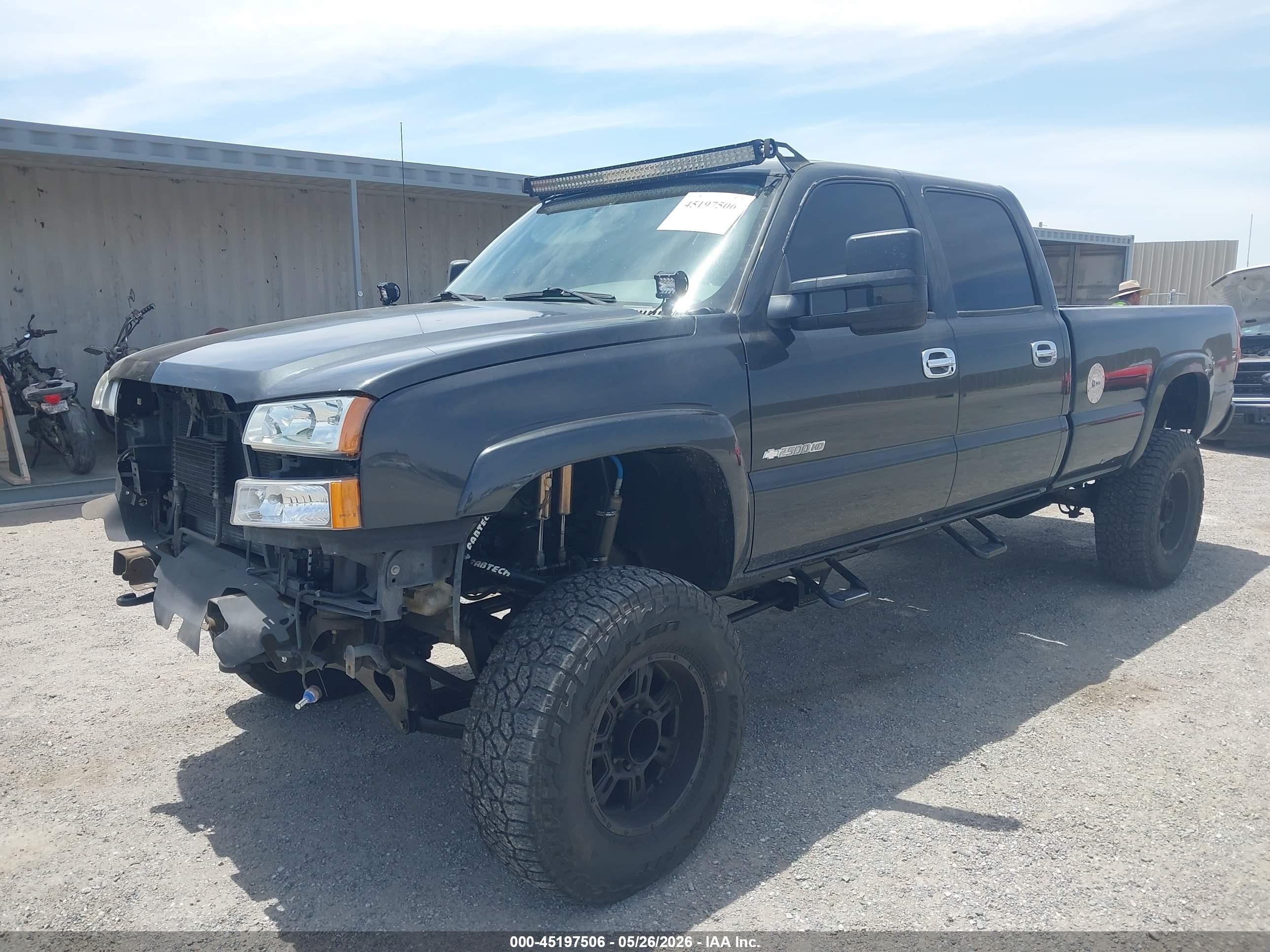 2003 Chevrolet Silverado 2500hd Ls Black vin: 1GCHC23G53F256229