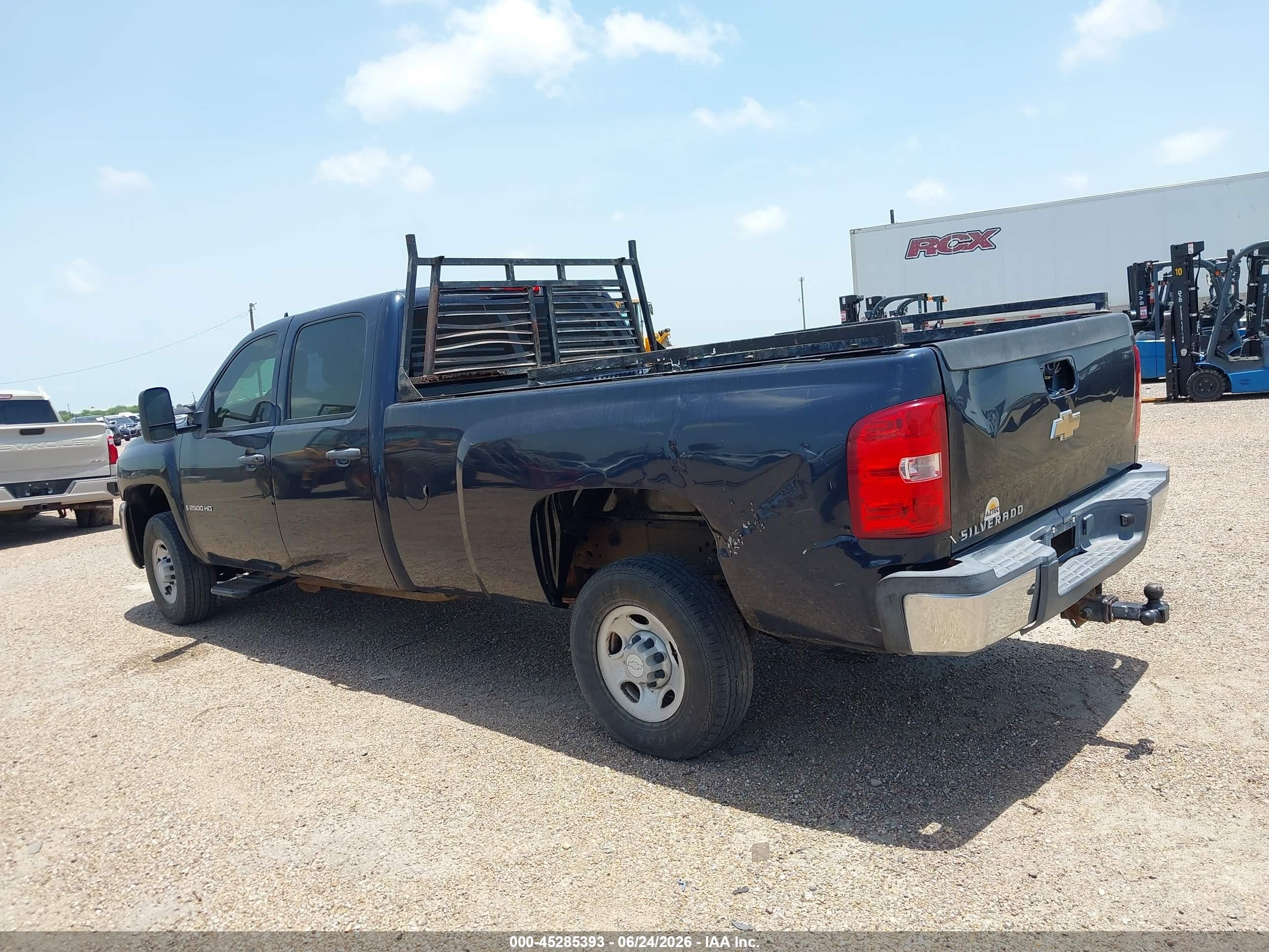 2007 Chevrolet Silverado 2500hd Work Truck Blue vin: 1GCHC23K47F561280