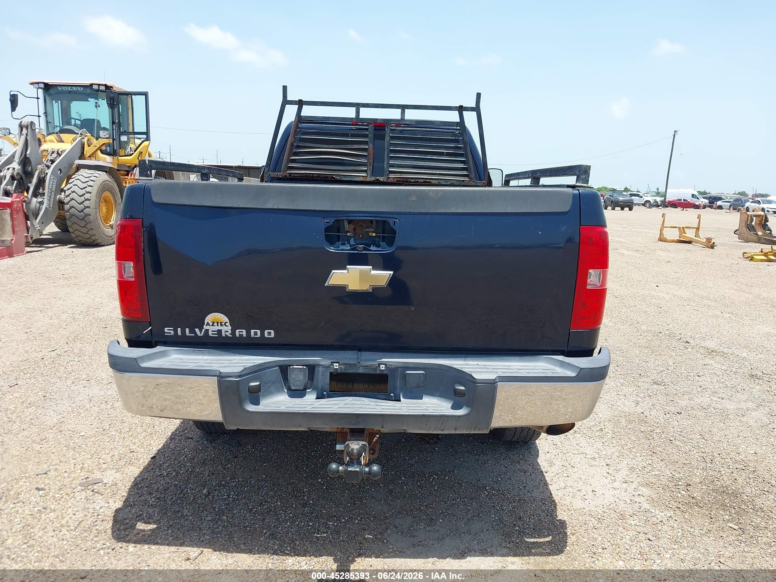 2007 Chevrolet Silverado 2500hd Work Truck Blue vin: 1GCHC23K47F561280