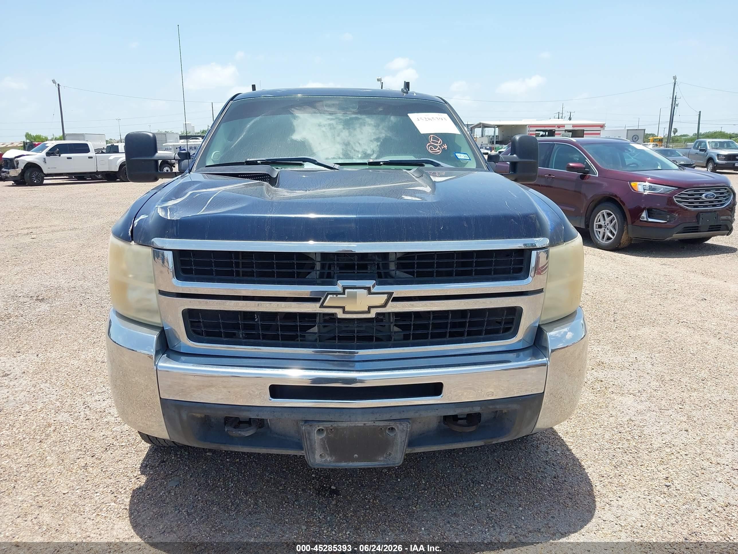 2007 Chevrolet Silverado 2500hd Work Truck Blue vin: 1GCHC23K47F561280