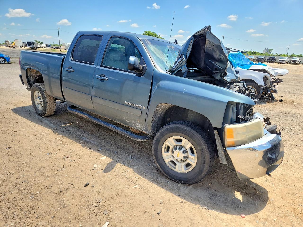 2008 Chevrolet Silverado C2500 Heavy Duty Gray vin: 1GCHC23K48F204070
