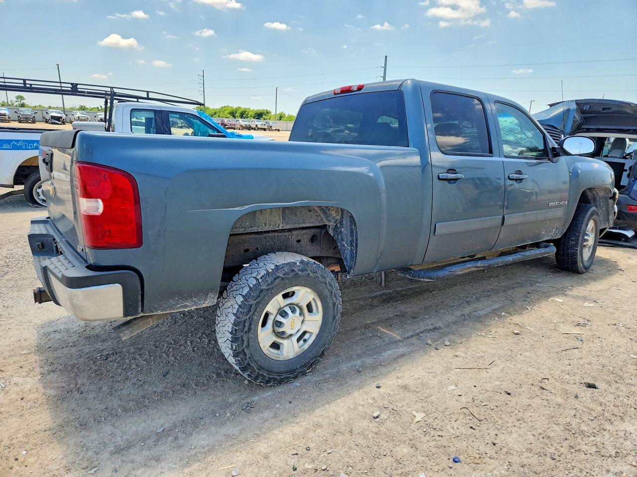 2008 Chevrolet Silverado C2500 Heavy Duty Gray vin: 1GCHC23K48F204070