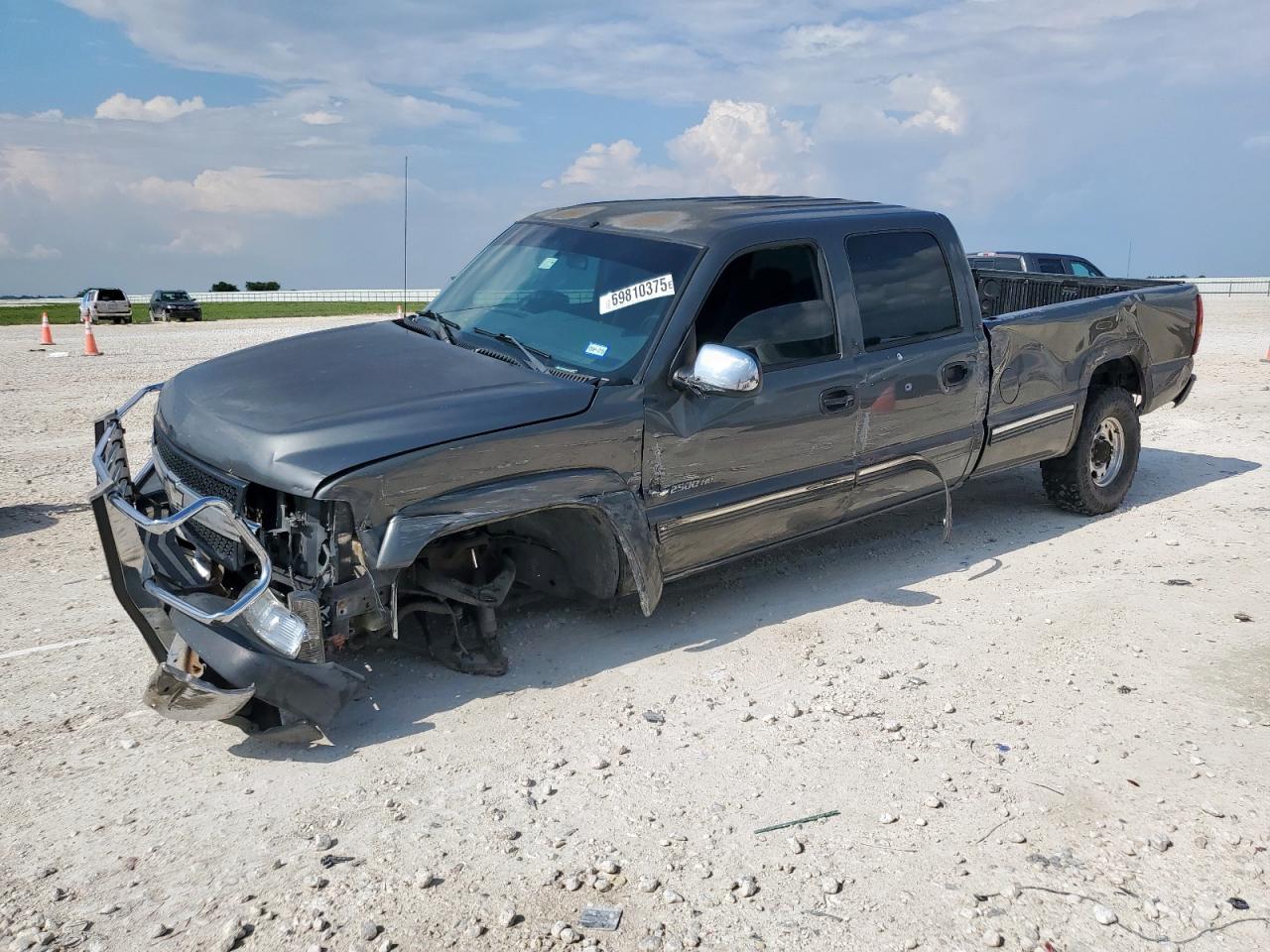 2002 Chevrolet Silverado C2500 Heavy Duty Gray vin: 1GCHC23U22F138966