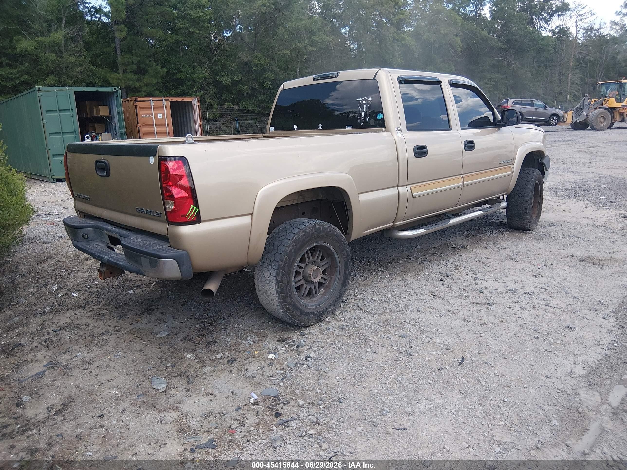2005 Chevrolet Silverado 2500hd Ls Beige vin: 1GCHC23U25F808066