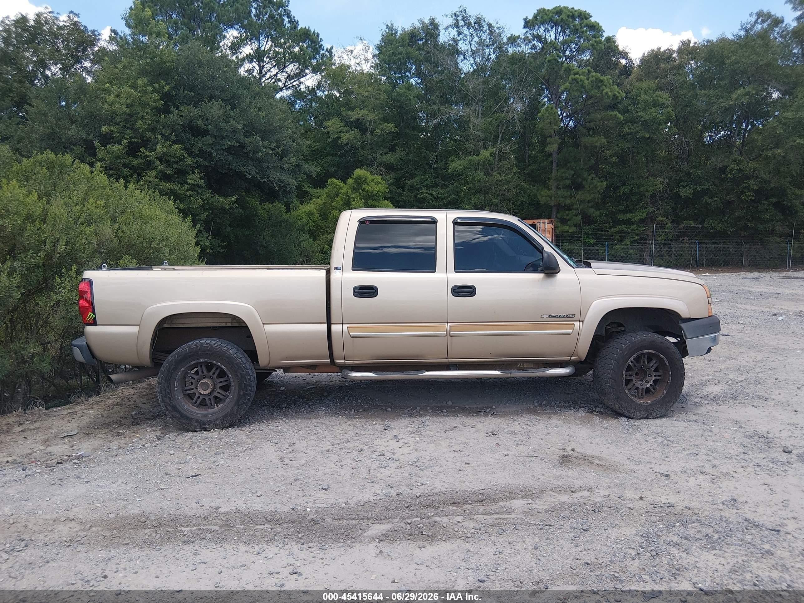 2005 Chevrolet Silverado 2500hd Ls Beige vin: 1GCHC23U25F808066