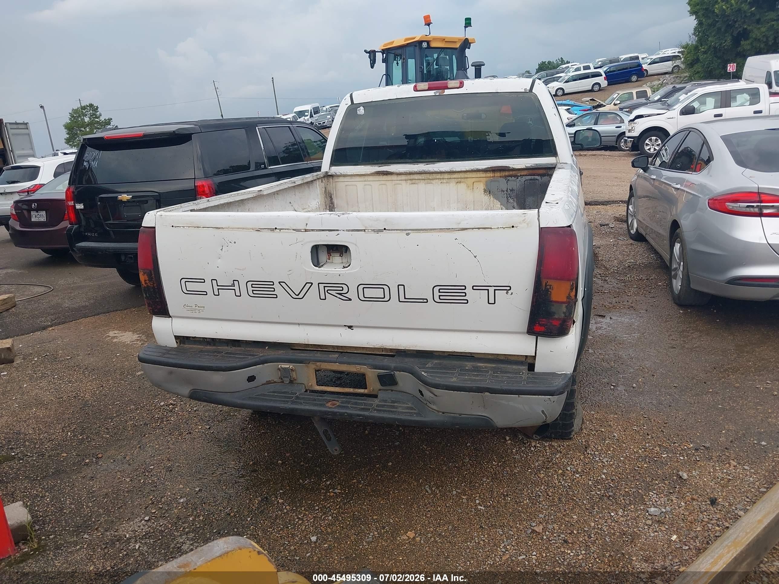 2006 Chevrolet Silverado 2500hd Work Truck White vin: 1GCHC23U26F114544