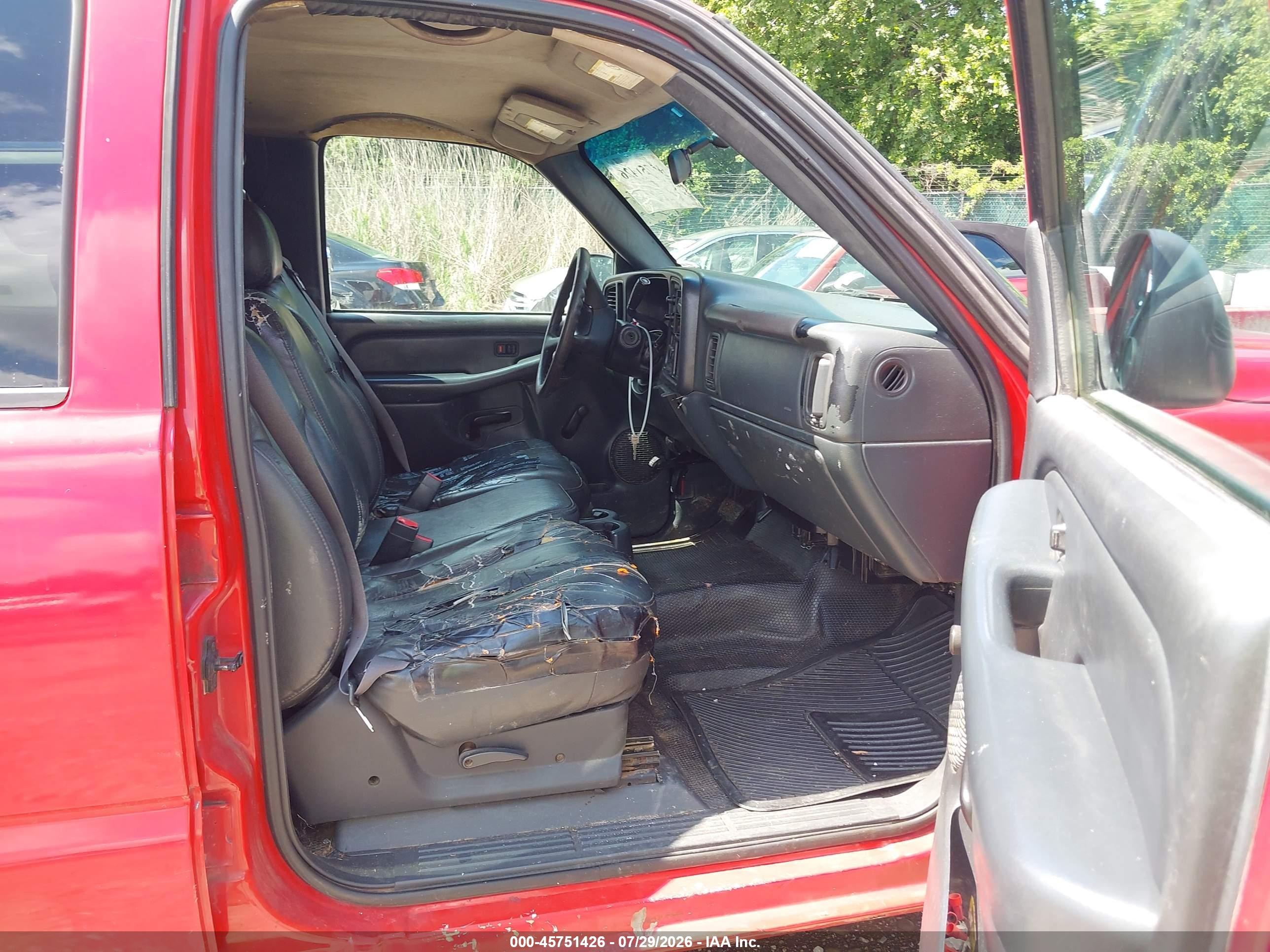 2001 Chevrolet Silverado 2500hd   Red vin: 1GCHC23U41F197354