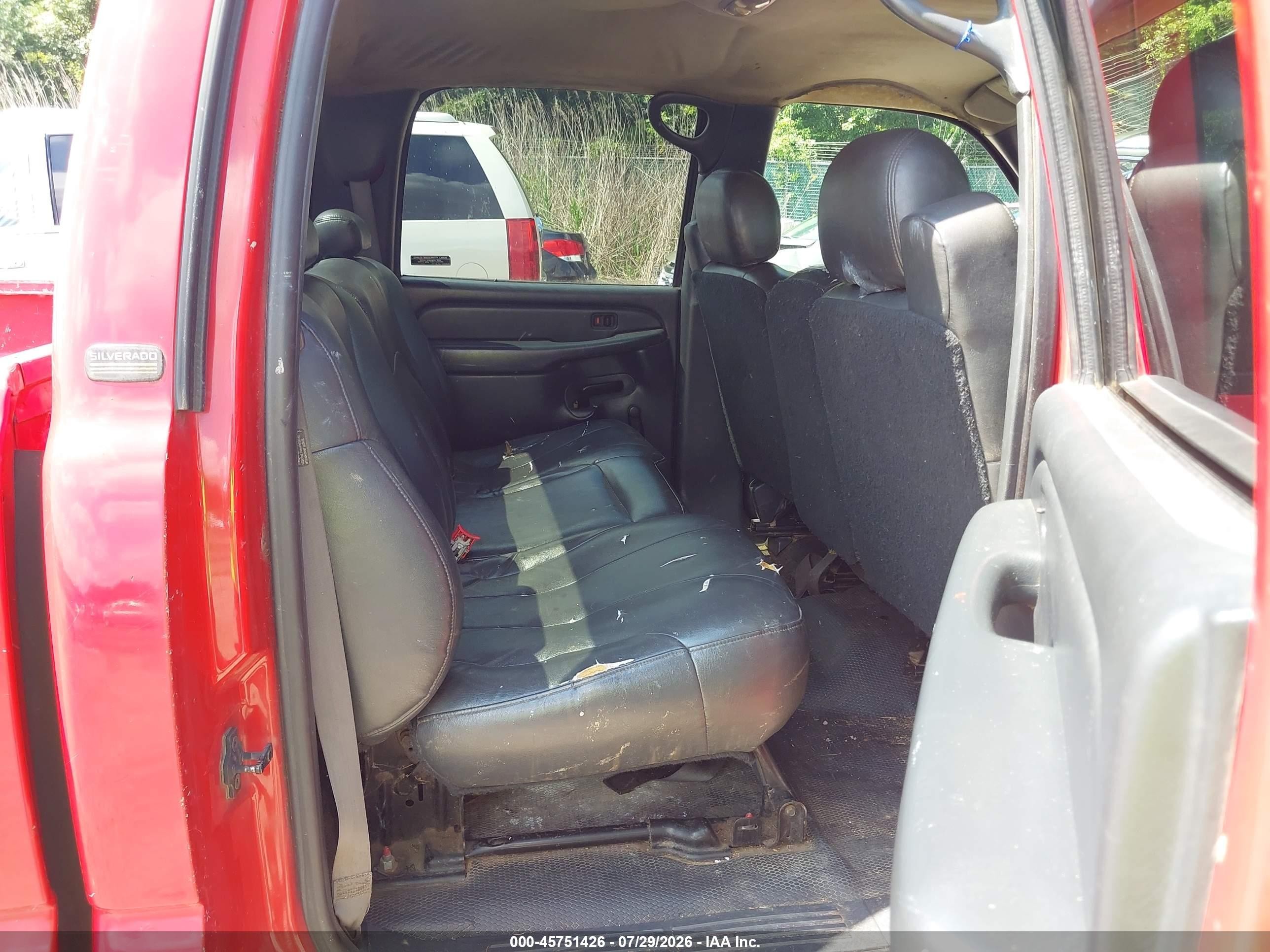 2001 Chevrolet Silverado 2500hd   Red vin: 1GCHC23U41F197354