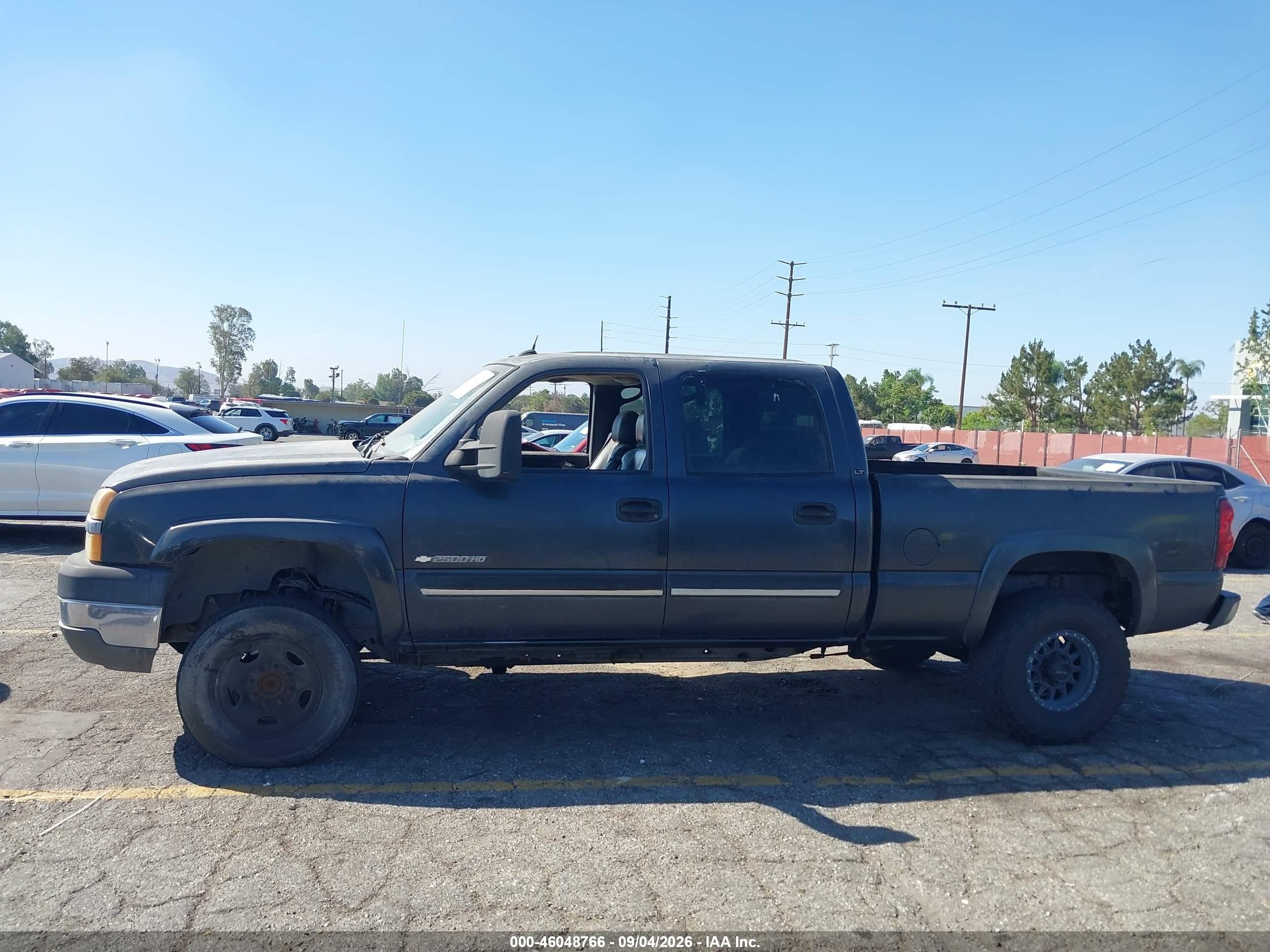 2004 Chevrolet Silverado 2500hd Lt Black vin: 1GCHC23U54F193480
