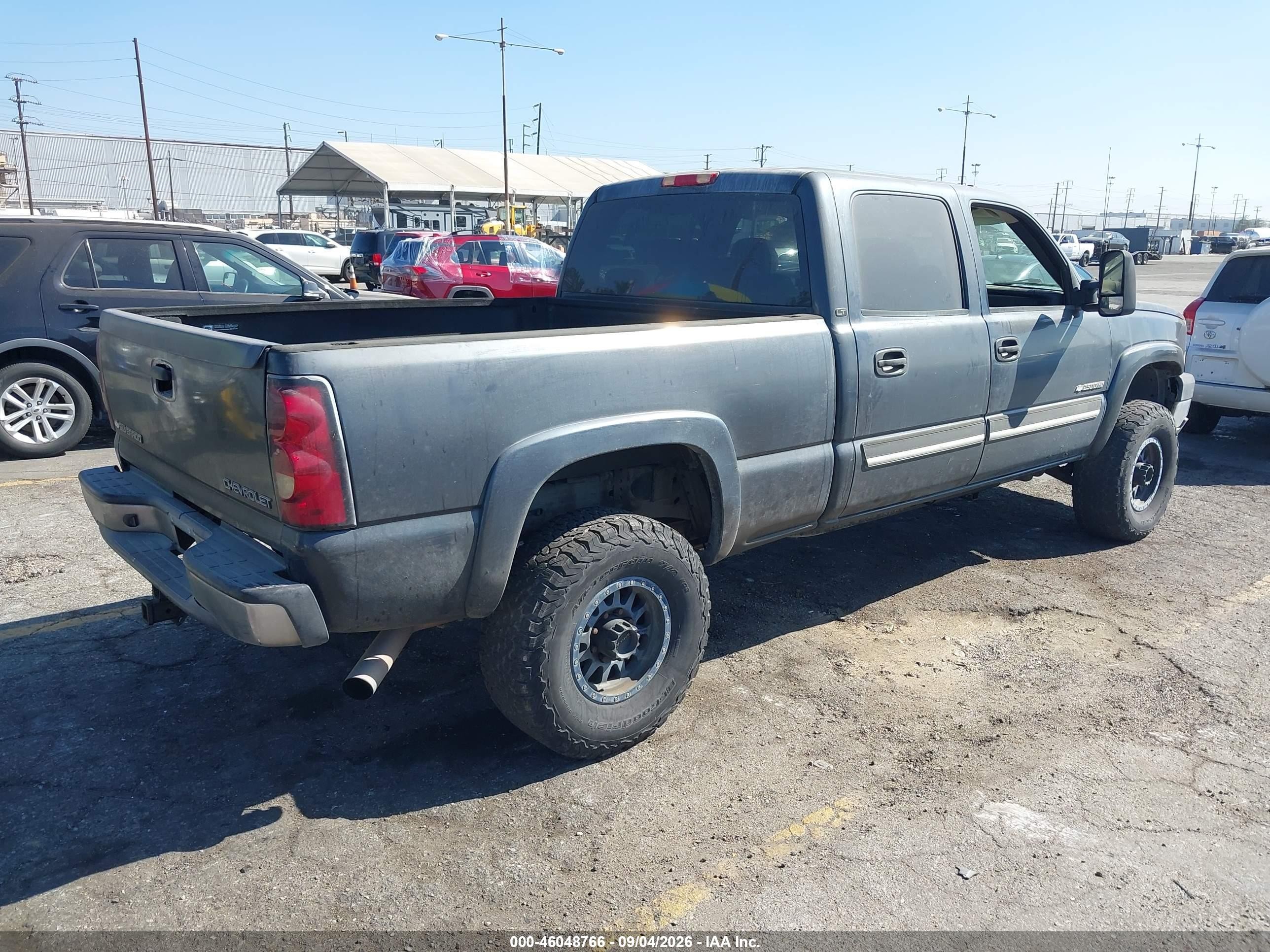 2004 Chevrolet Silverado 2500hd Lt Black vin: 1GCHC23U54F193480
