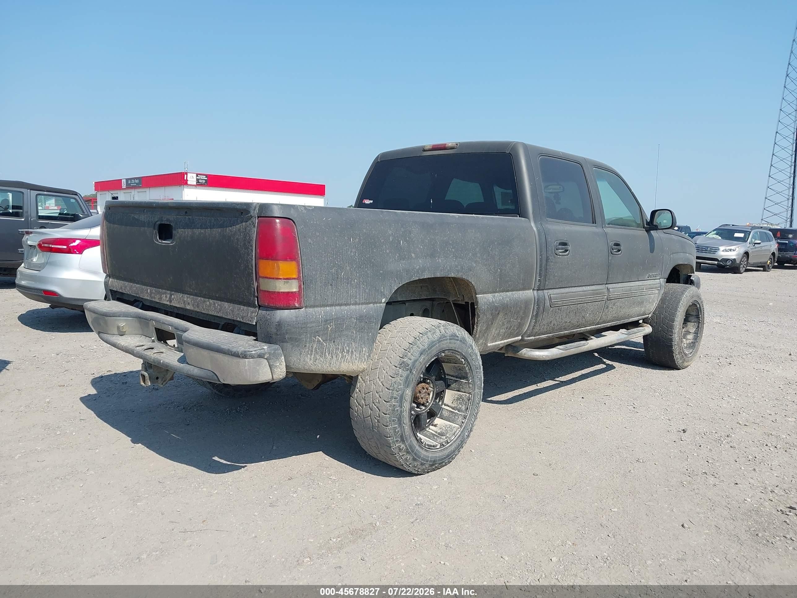 2006 Chevrolet Silverado 2500hd Lt1 Black vin: 1GCHC23U56F116319