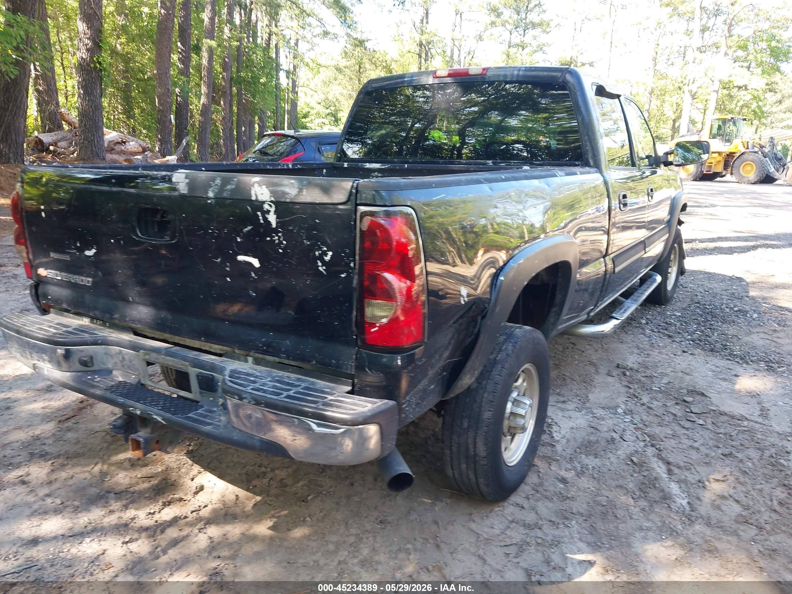 2006 Chevrolet Silverado 2500hd Lt1 Black vin: 1GCHC23U56F145626