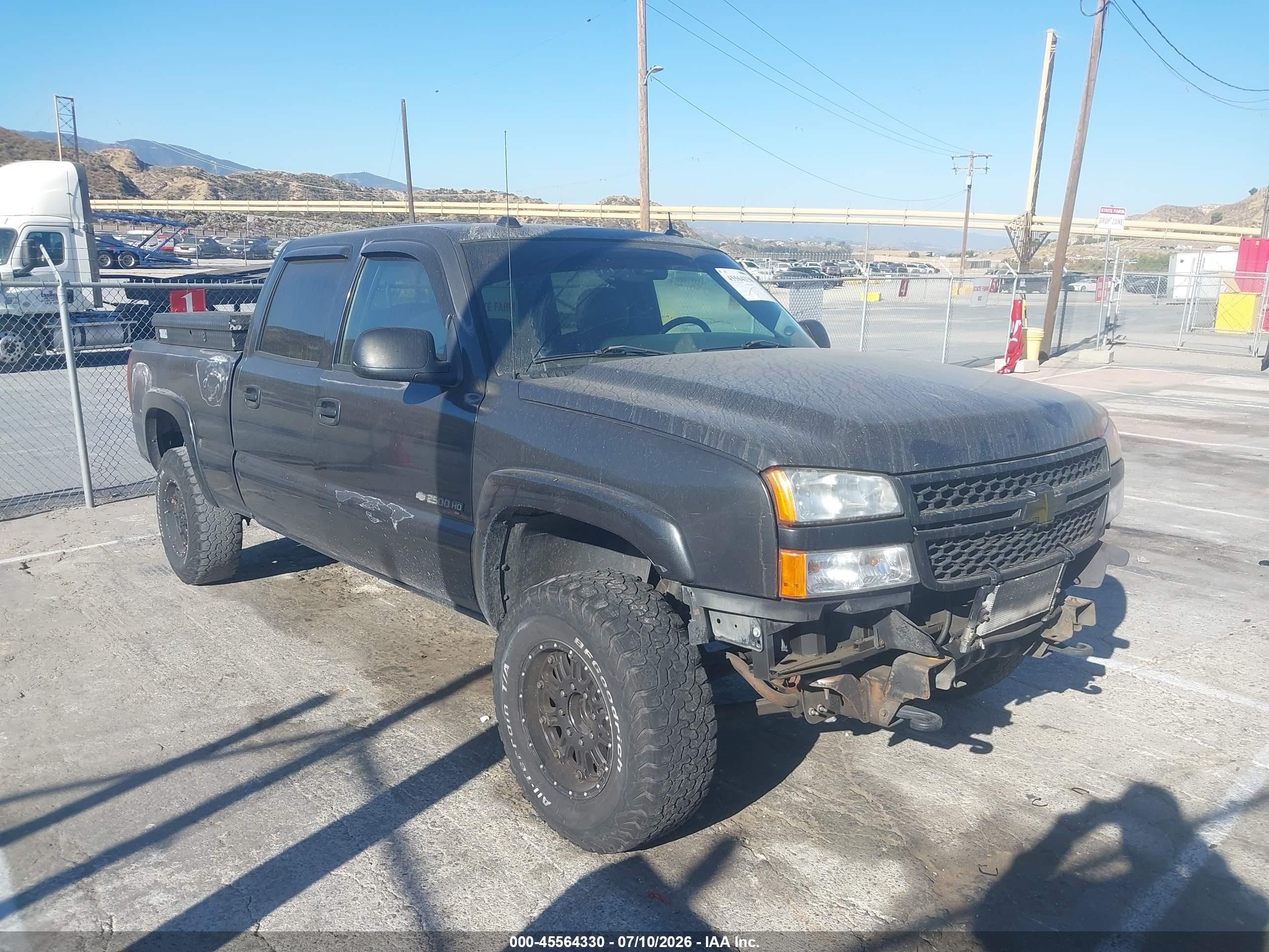 2005 Chevrolet Silverado 2500hd Lt Gray vin: 1GCHC23U65F833438