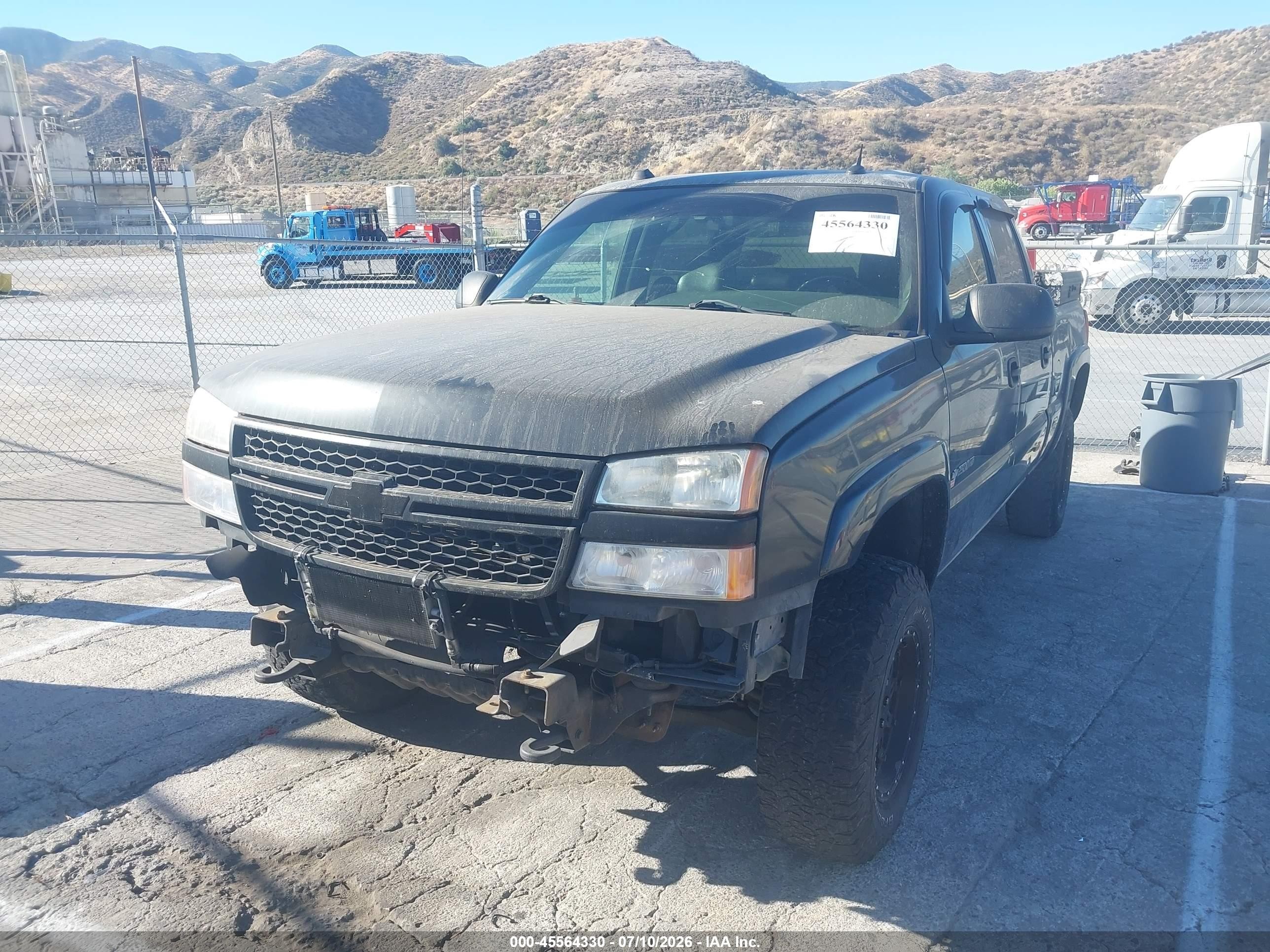 2005 Chevrolet Silverado 2500hd Lt Gray vin: 1GCHC23U65F833438