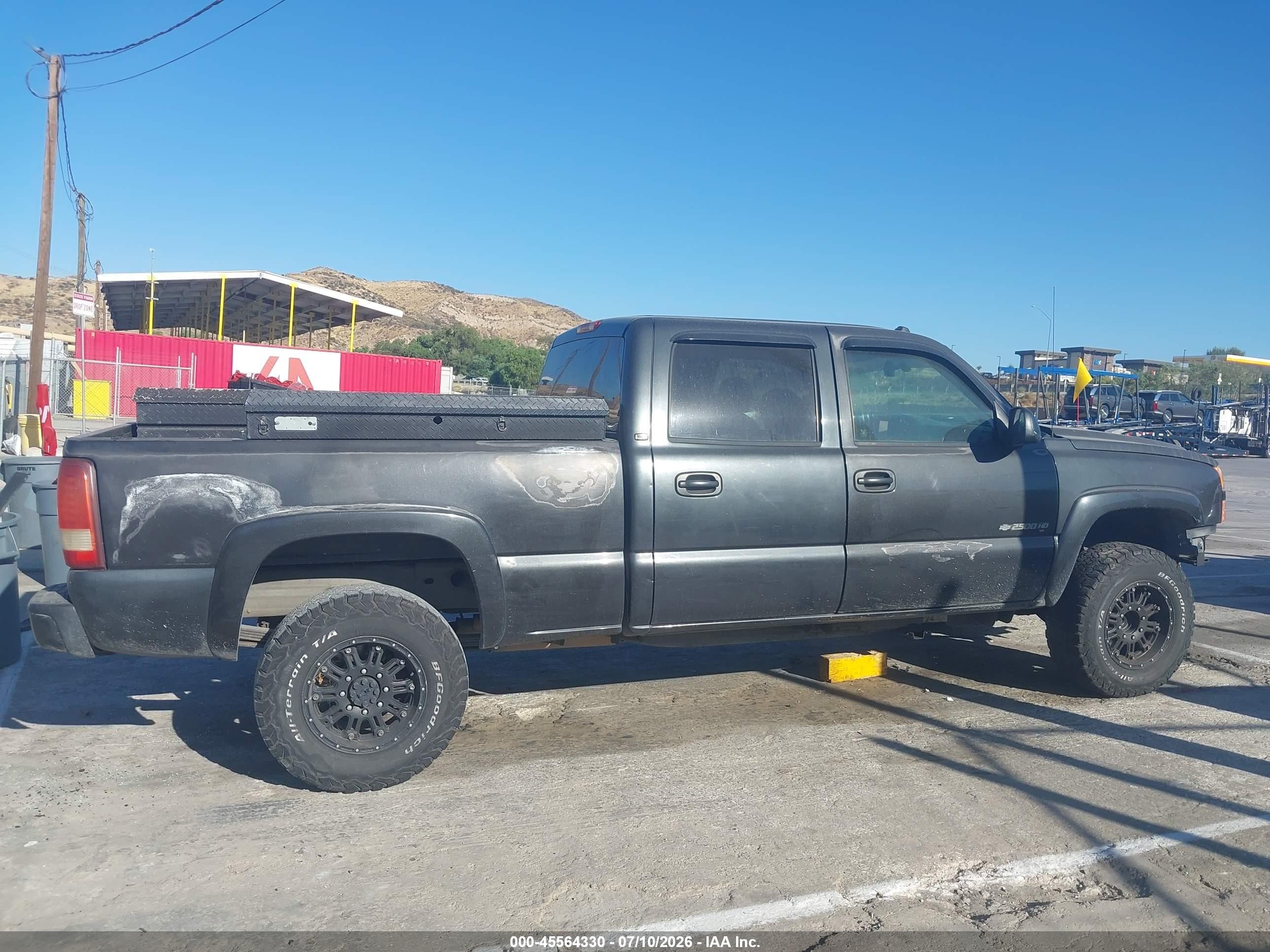 2005 Chevrolet Silverado 2500hd Lt Gray vin: 1GCHC23U65F833438