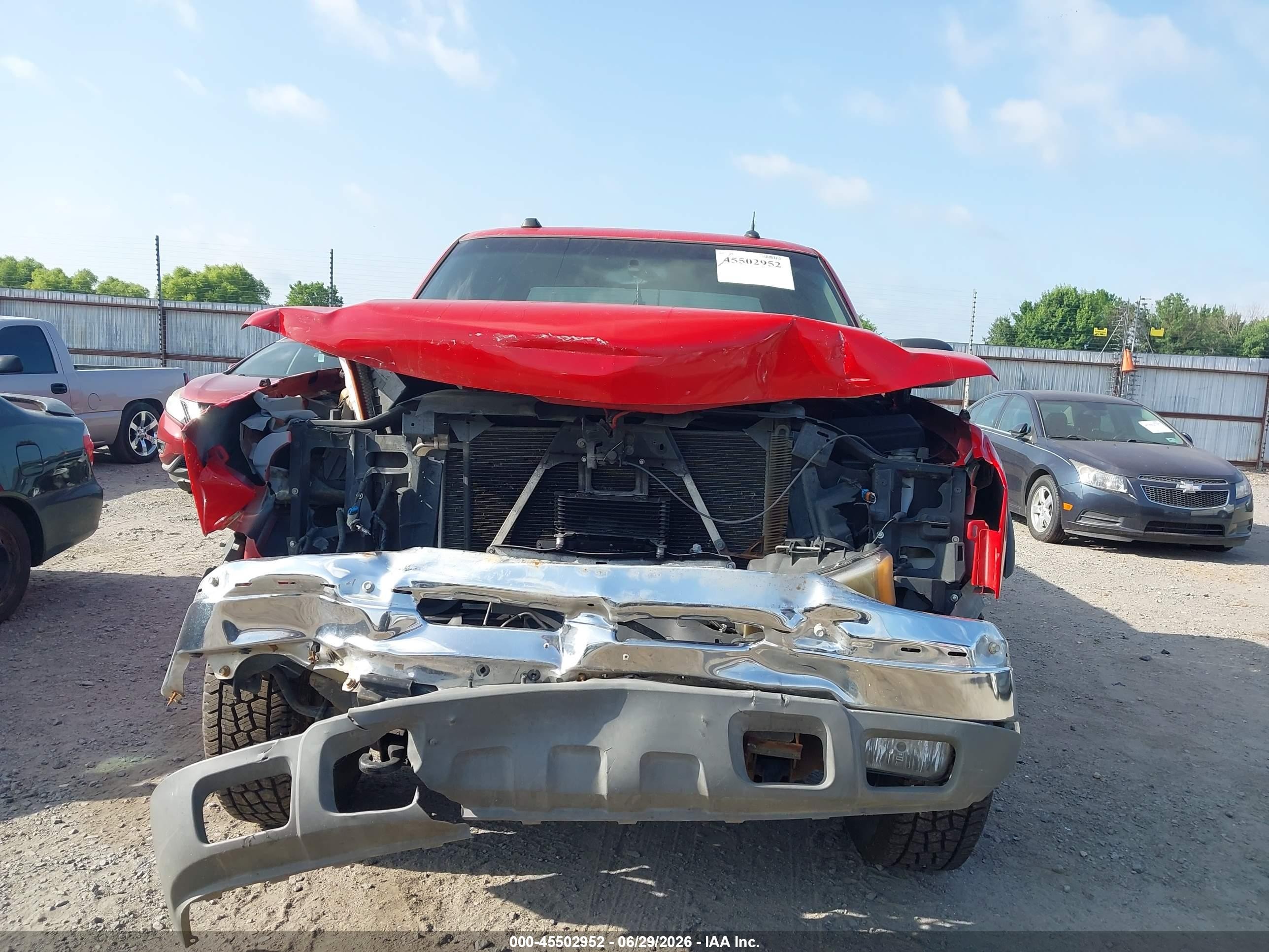 2005 Chevrolet Silverado 2500hd Lt Red vin: 1GCHC23U85F972647