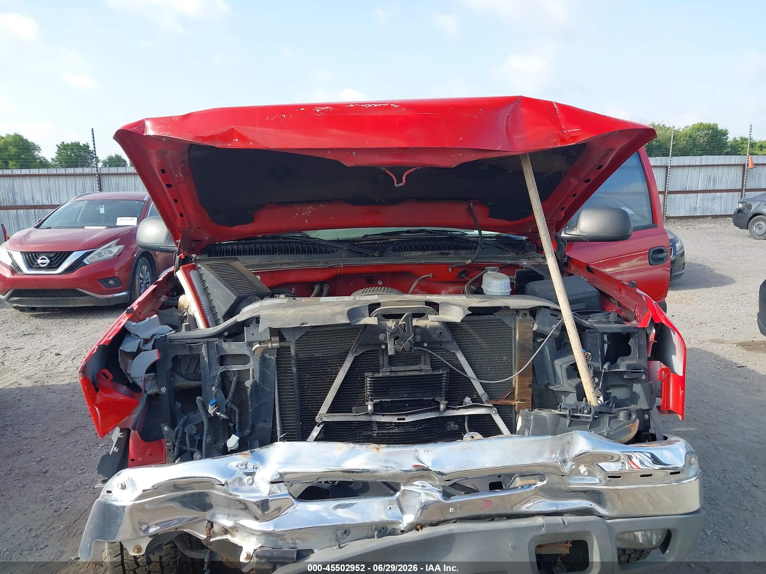 2005 Chevrolet Silverado 2500hd Lt Red vin: 1GCHC23U85F972647