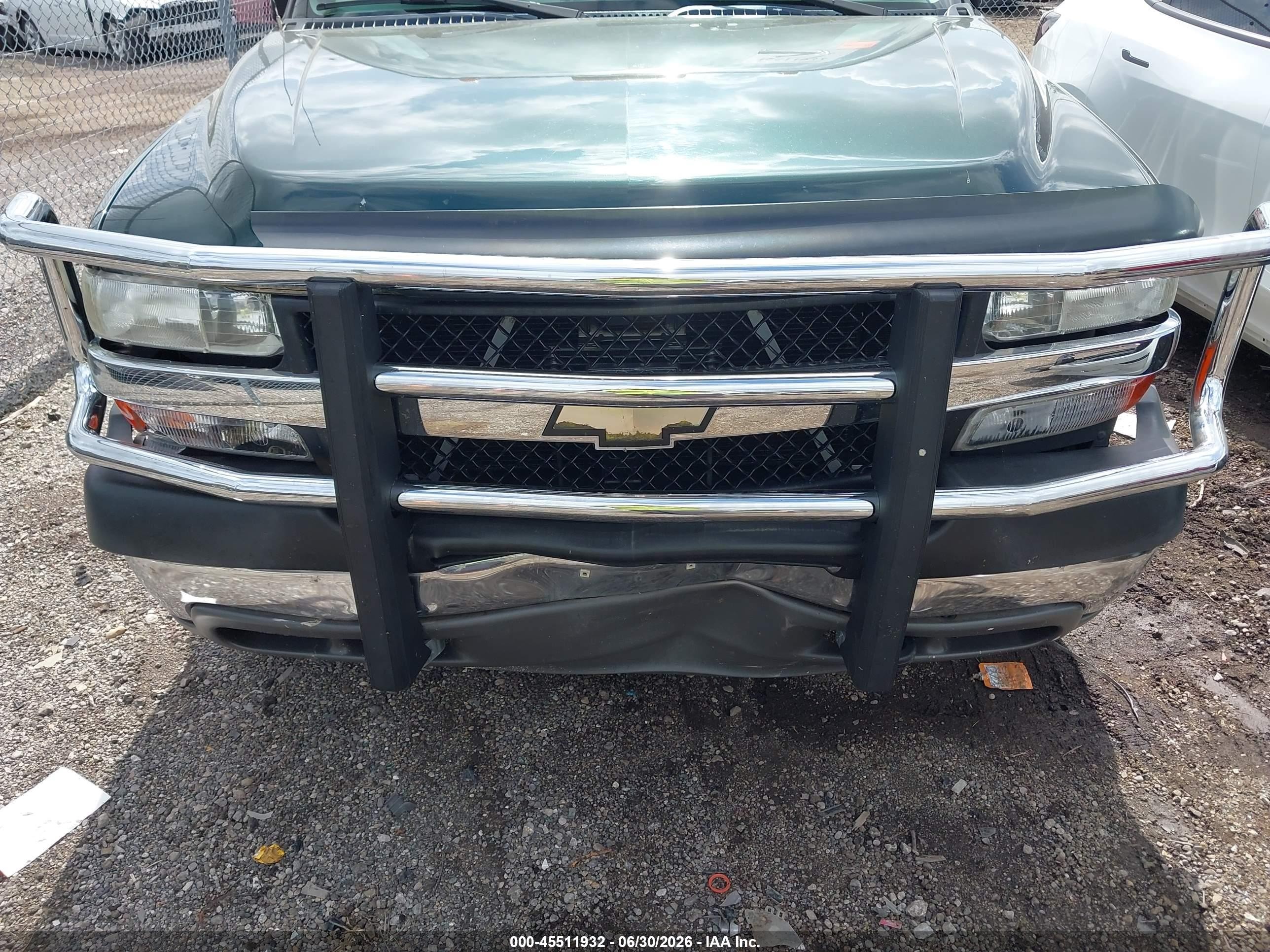 2002 Chevrolet Silverado 2500hd Ls Green vin: 1GCHC23U92F183208
