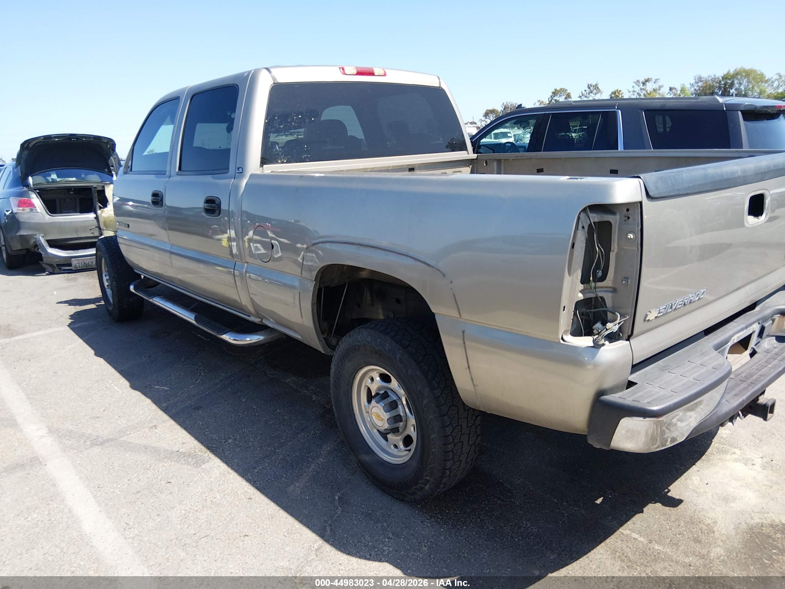 2002 Chevrolet Silverado 2500hd Ls Champagne vin: 1GCHC23UX2F238006