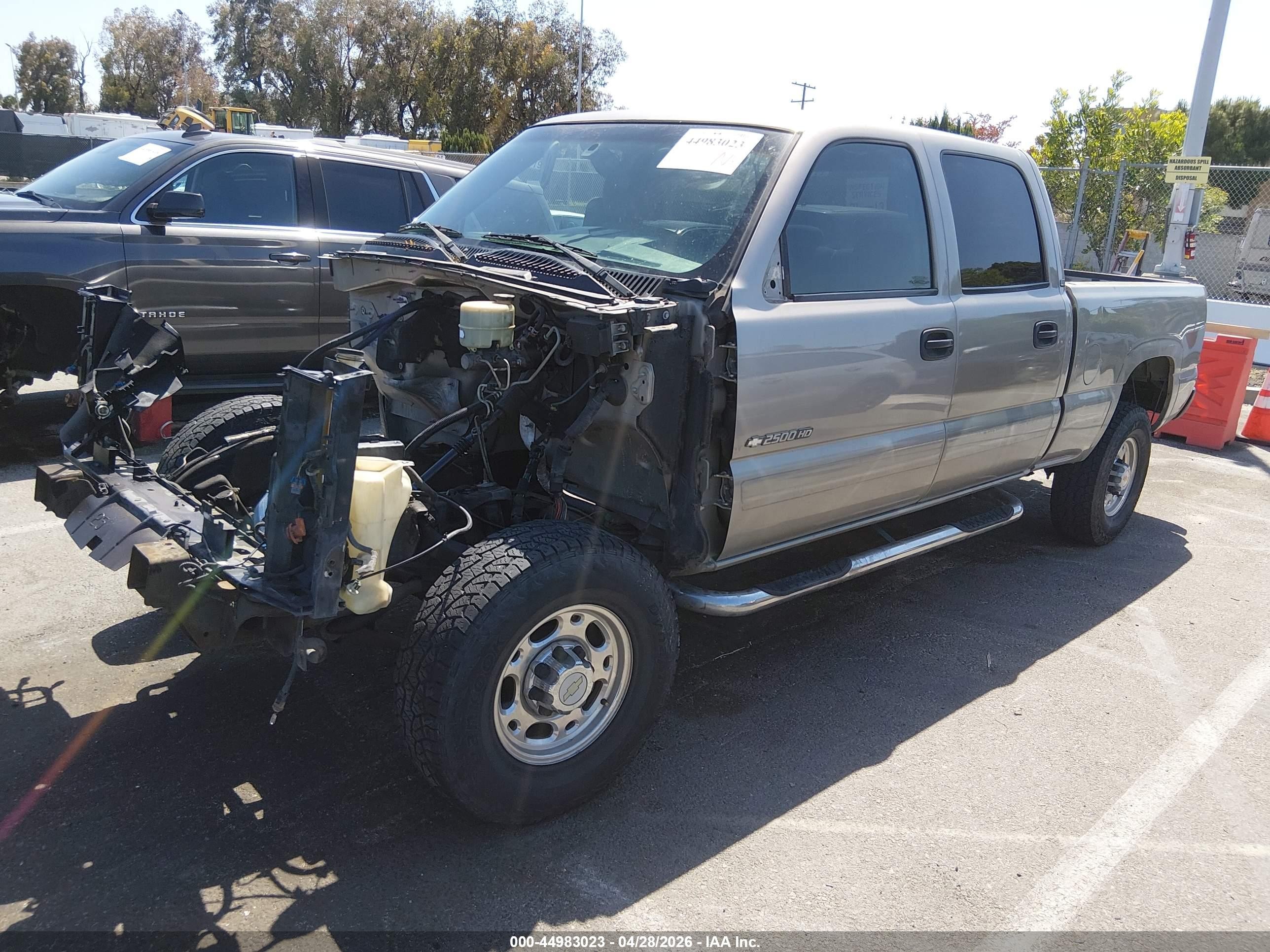 2002 Chevrolet Silverado 2500hd Ls Champagne vin: 1GCHC23UX2F238006