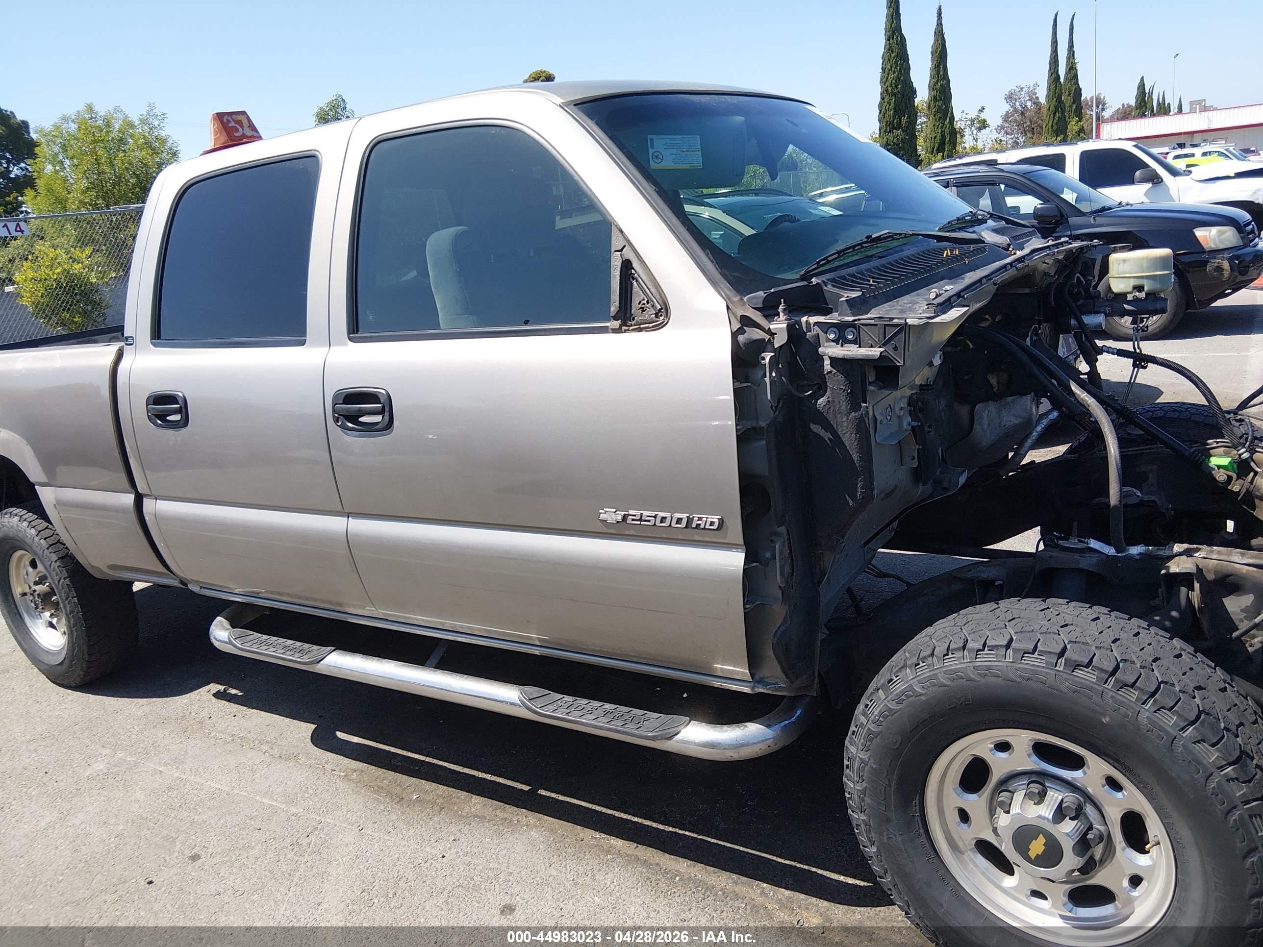 2002 Chevrolet Silverado 2500hd Ls Champagne vin: 1GCHC23UX2F238006