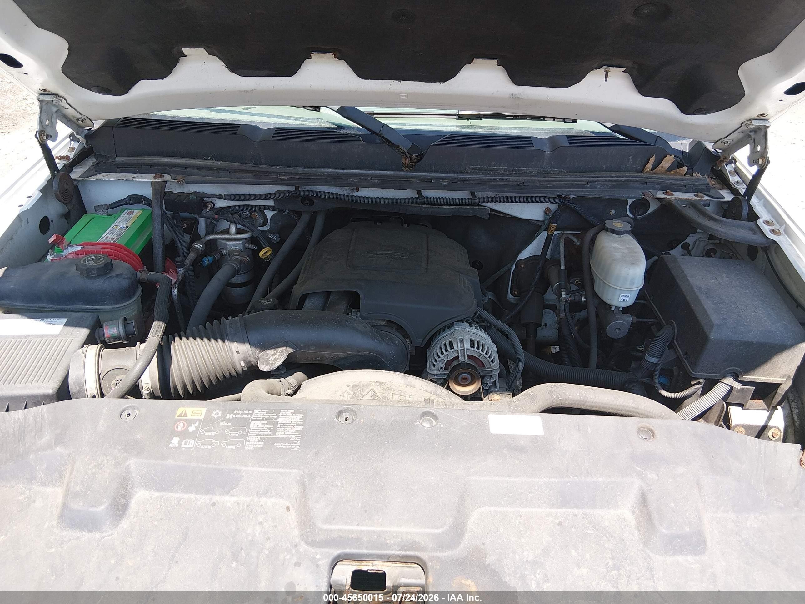 2007 Chevrolet Silverado 2500hd Work Truck White vin: 1GCHC24K17E575724