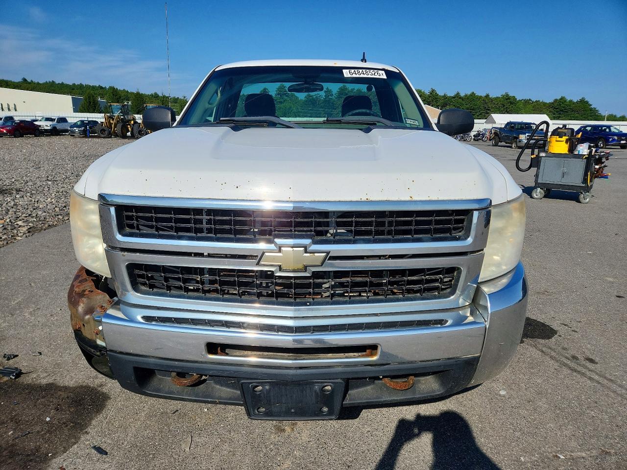 2008 Chevrolet Silverado C2500 Heavy Duty Белый vin: 1GCHC24K58E191625