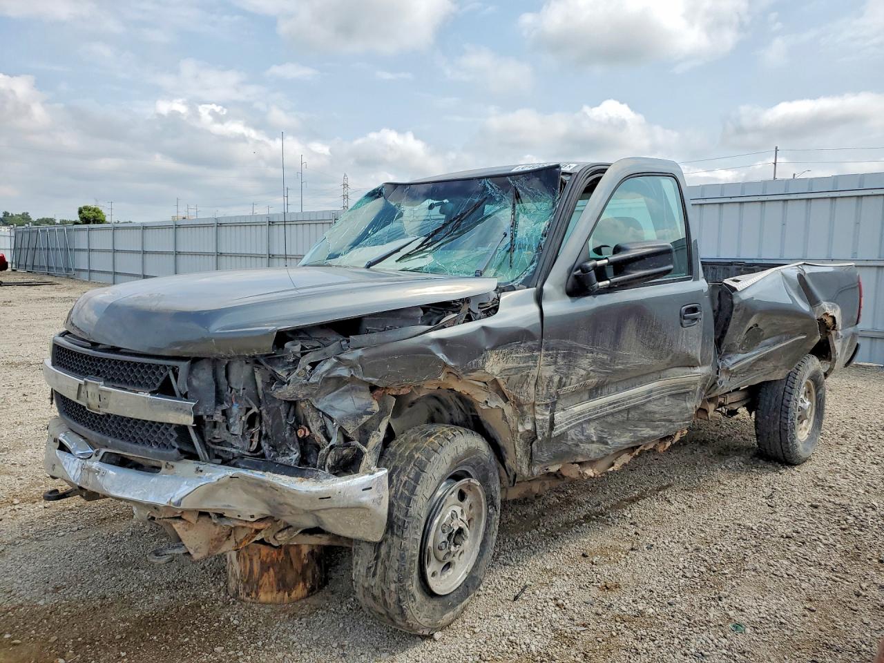 2001 Chevrolet Silverado C2500 Heavy Duty Серый vin: 1GCHC24U01E248675