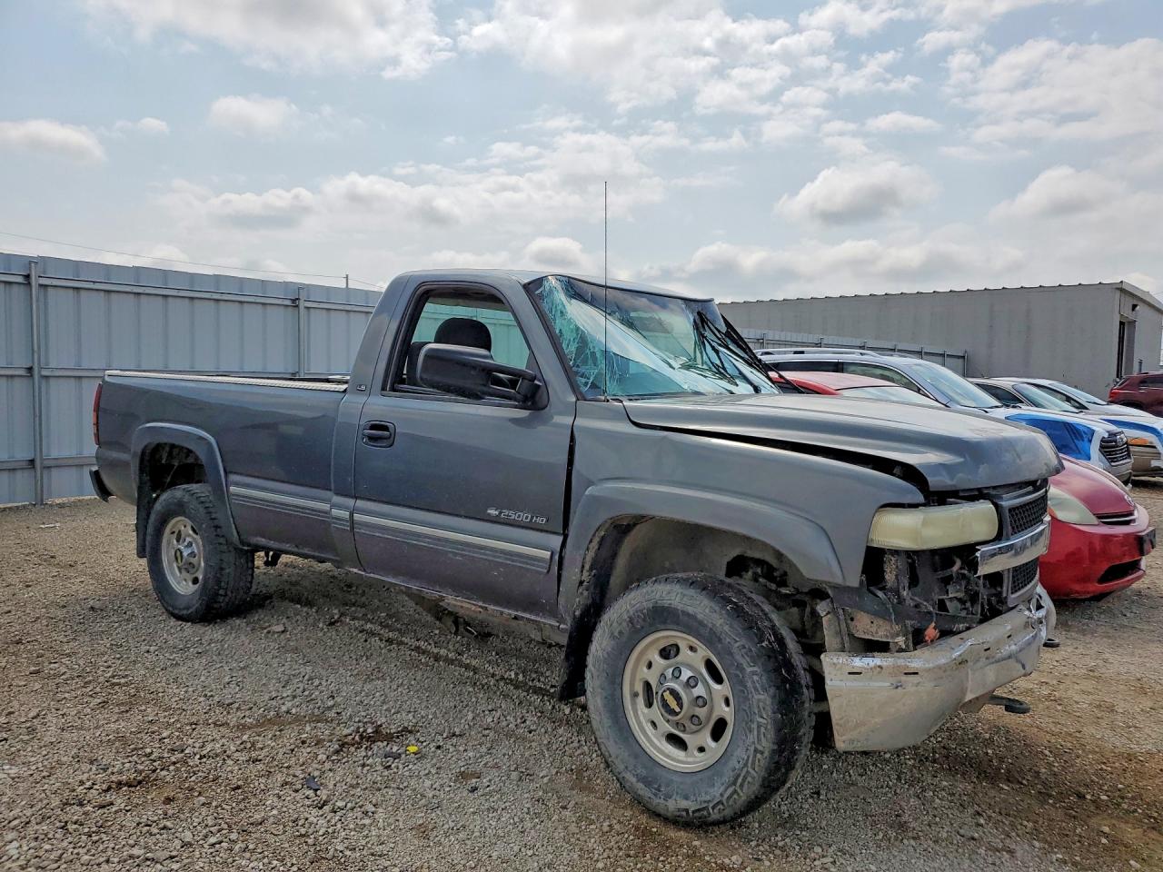 2001 Chevrolet Silverado C2500 Heavy Duty Серый vin: 1GCHC24U01E248675